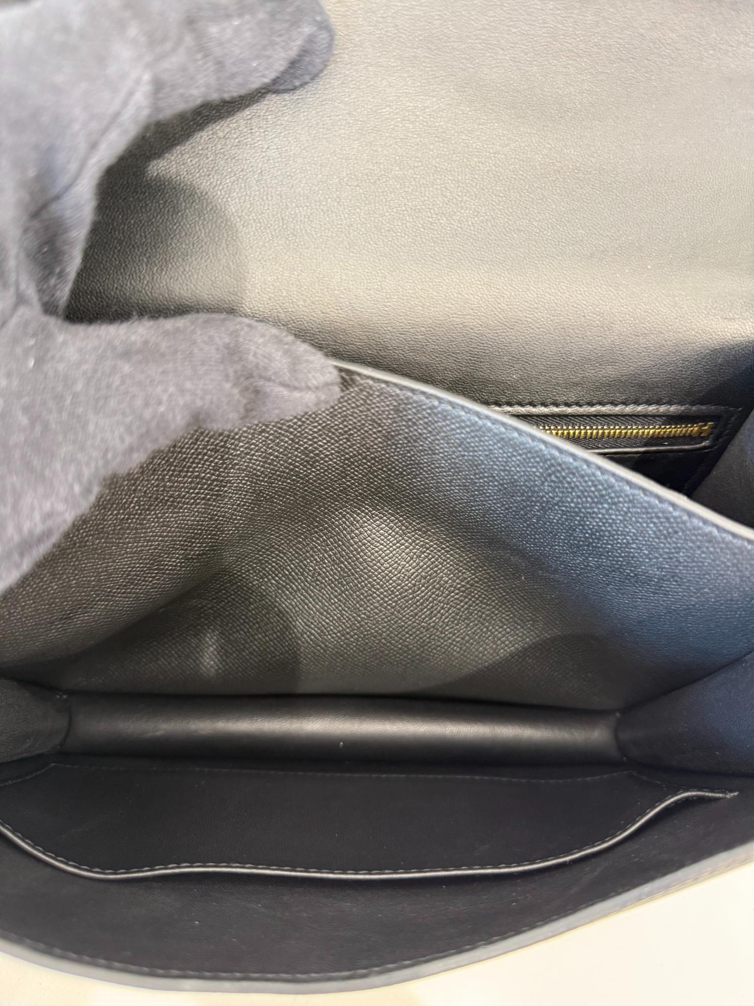 Hermès Constance 24 Black Epsom Leather Crossbody Bag GHW