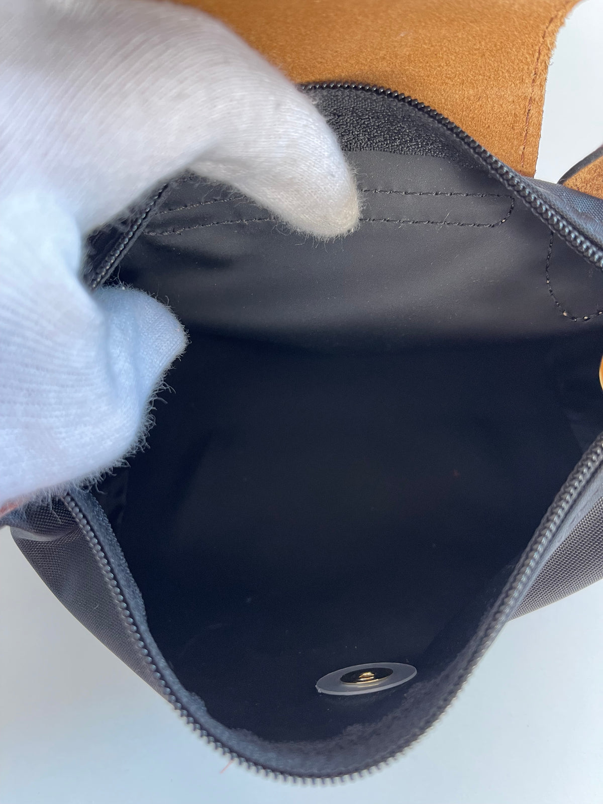 Longchamp Le Pliage Black Mini Pouch