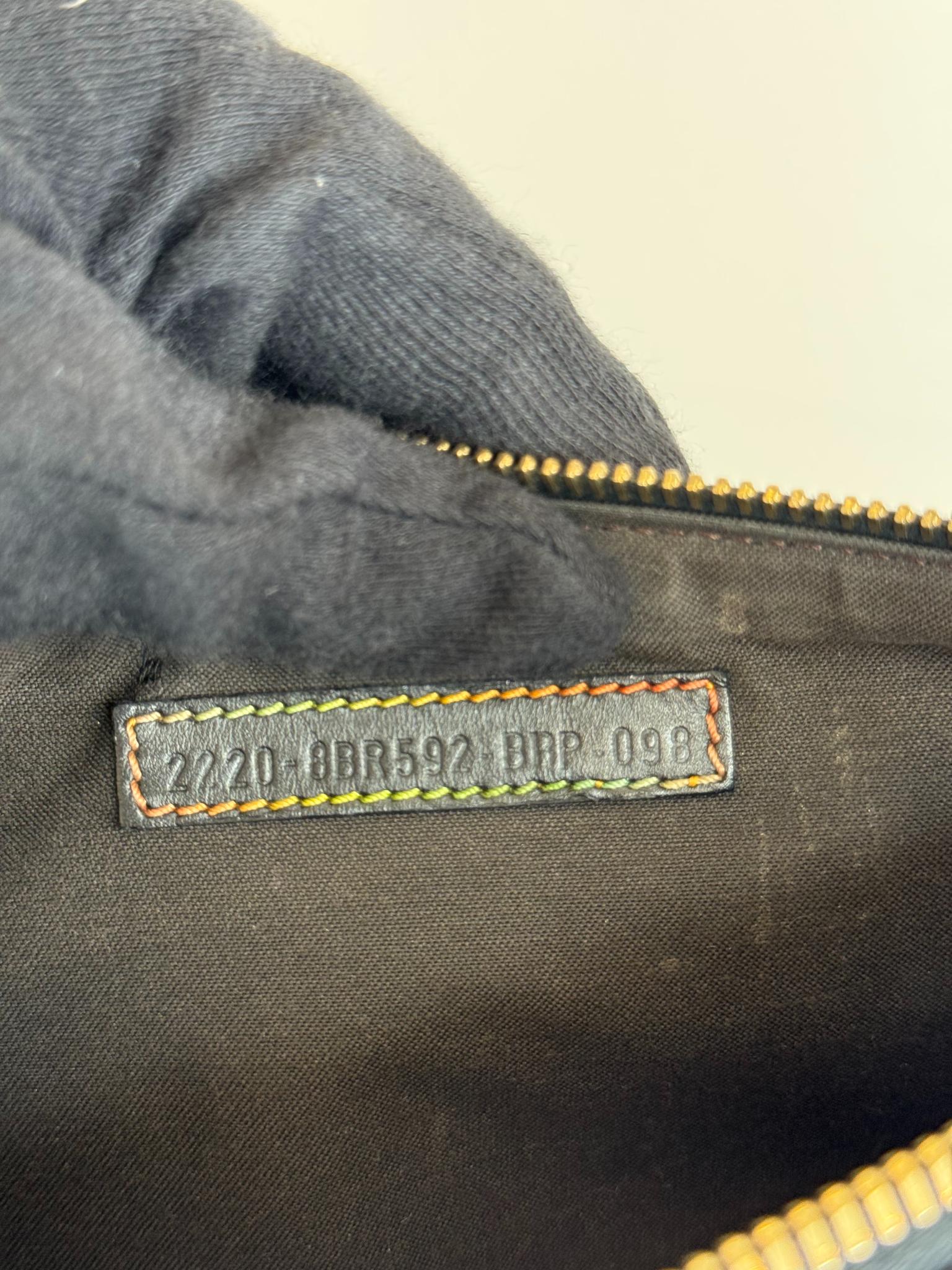 Fendi FF Zucca Multicolor Canvas Pochette