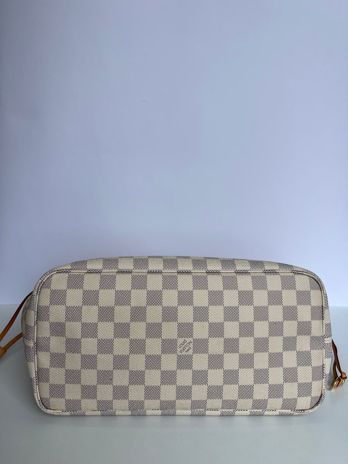 Louis Vuitton Neverfull MM Damier Azur Canvas with Pochette