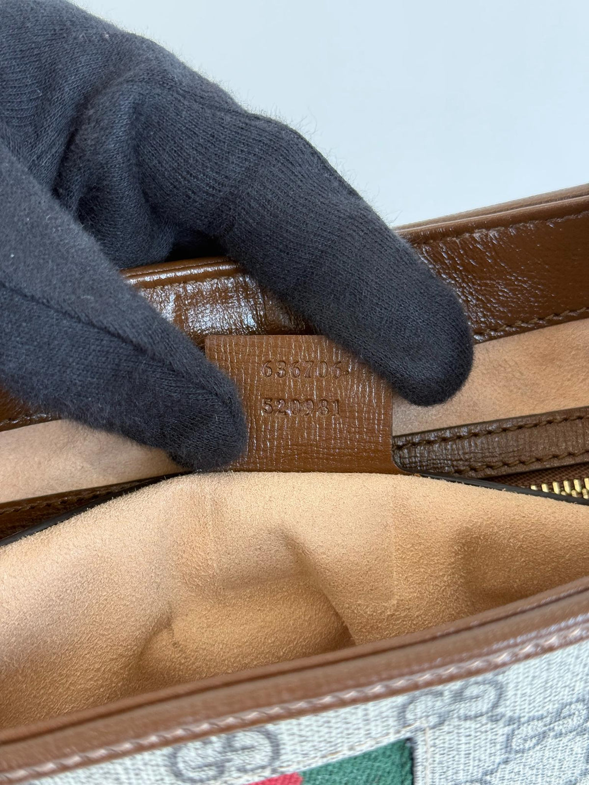 Gucci Small Jackie GG 1961 Supreme Canvas