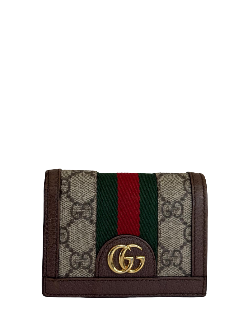 Gucci Ophidia GG Supreme Canvas and Leather Wallet