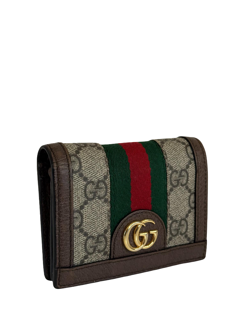 Gucci Ophidia GG Supreme Canvas and Leather Wallet