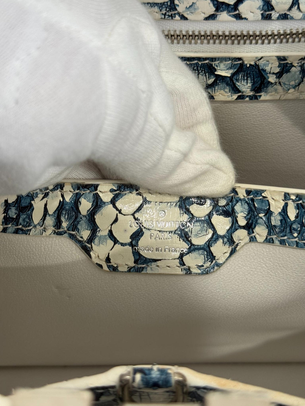 Louis Vuitton Capucines PM Python Exotic Leather