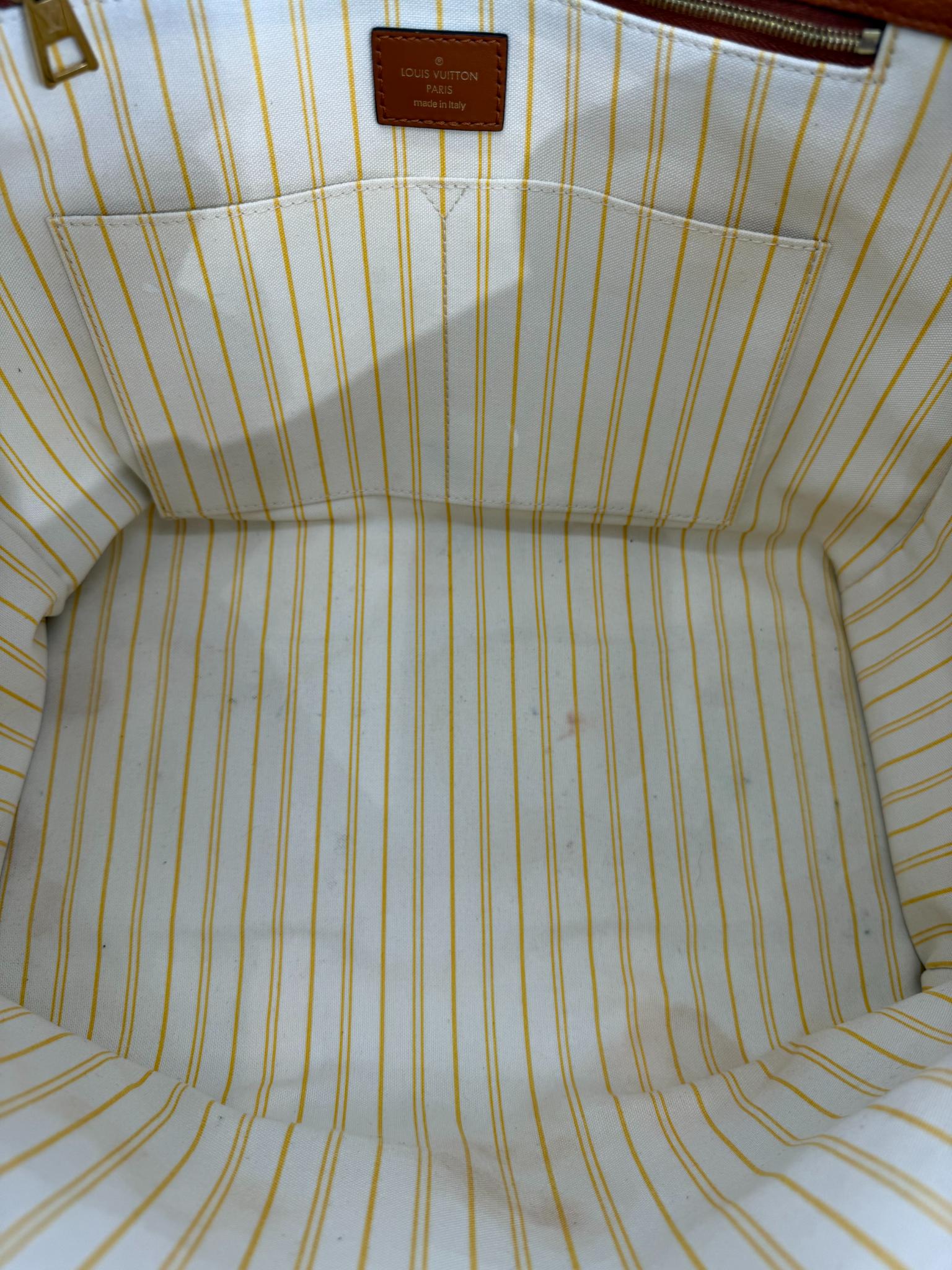 Louis Vuitton OnTheGo GM Giant Tan Monogram Raffia