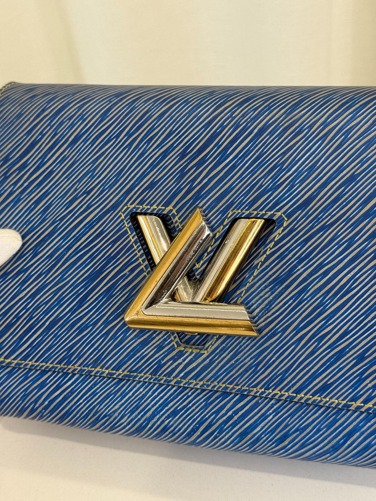 Louis Vuitton Twist MM Epi Leather Denim Light