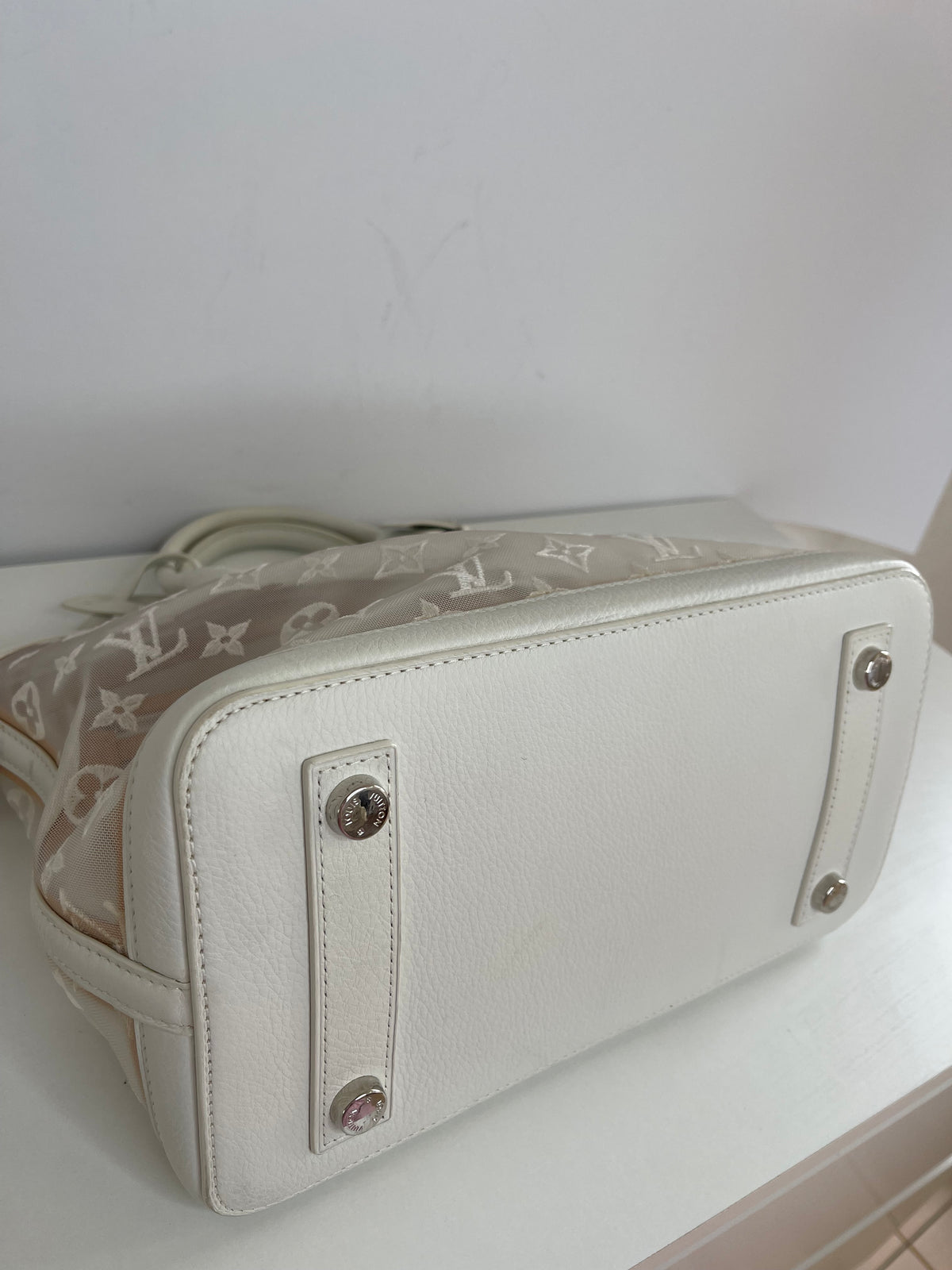 Louis Vuitton Limited Edition Monogram Transparence Lockit Bag