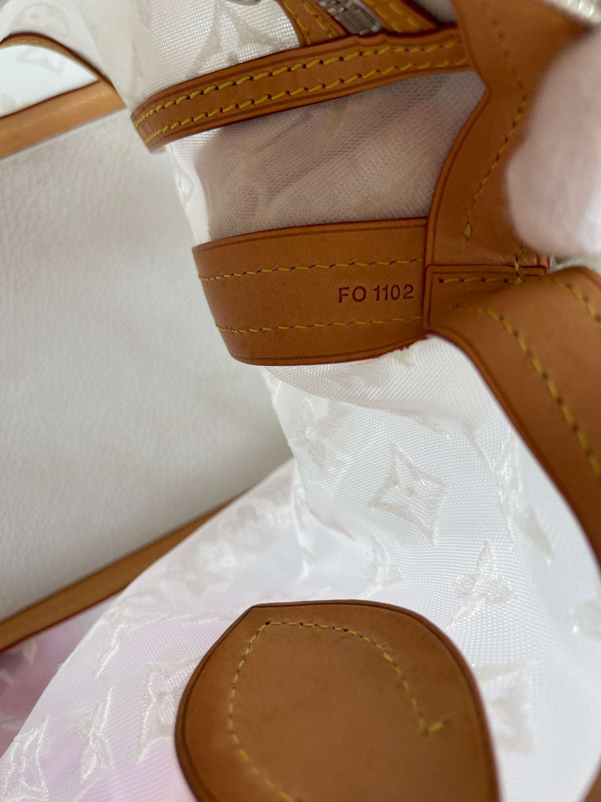 Louis Vuitton Limited Edition Monogram Transparence Lockit Bag