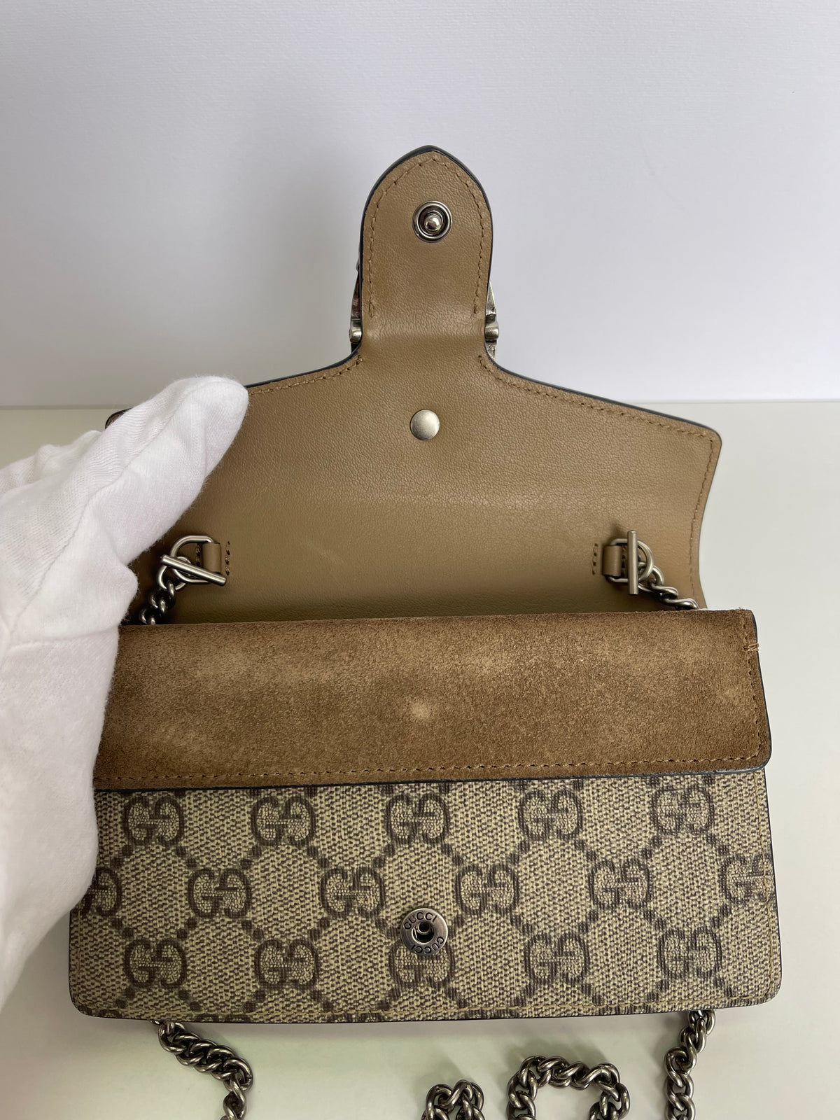 Gucci Dionysus GG Supreme Super Mini Bag