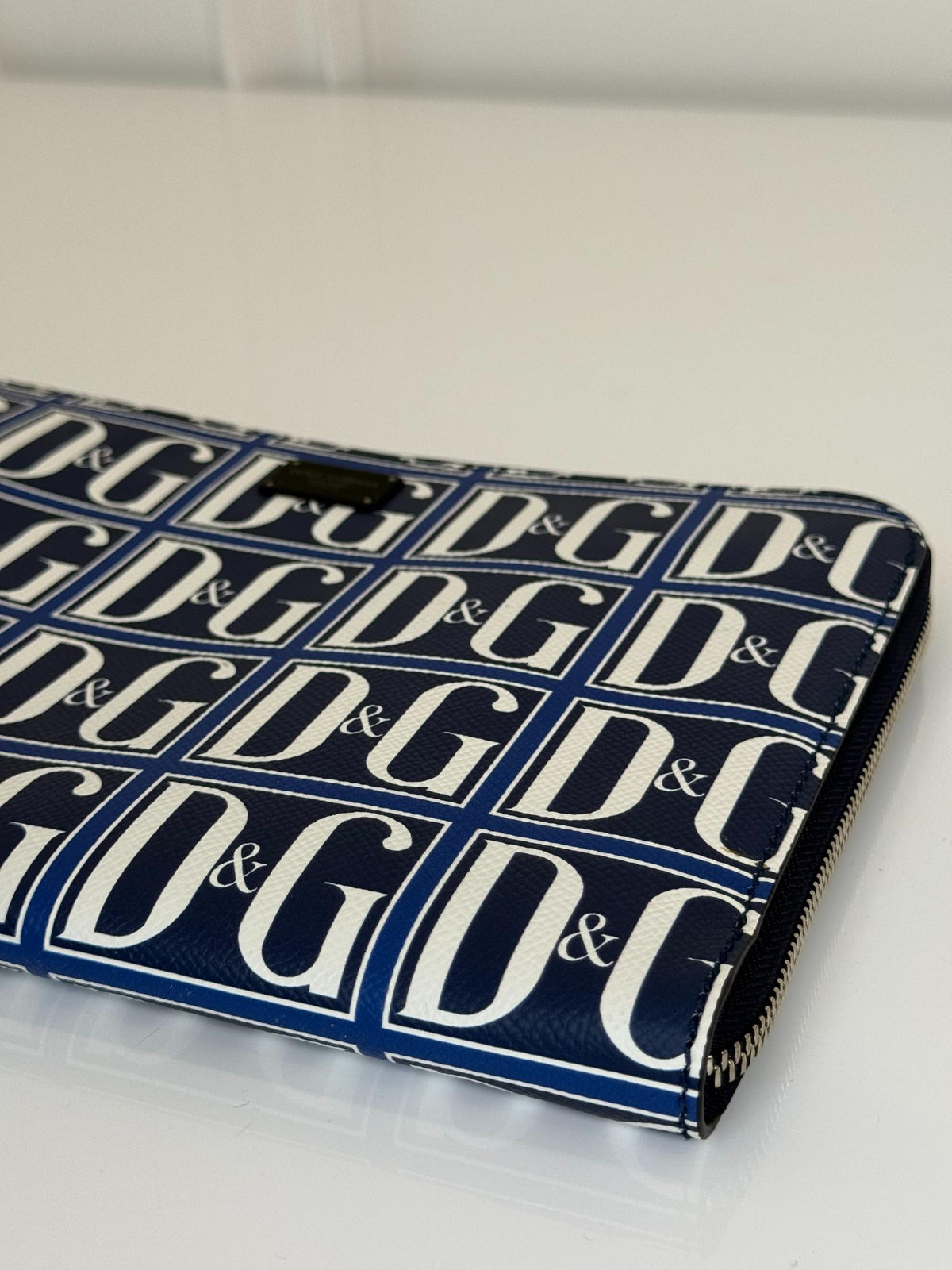Dolce Gabbana D&G Tile Pattern Flat Case