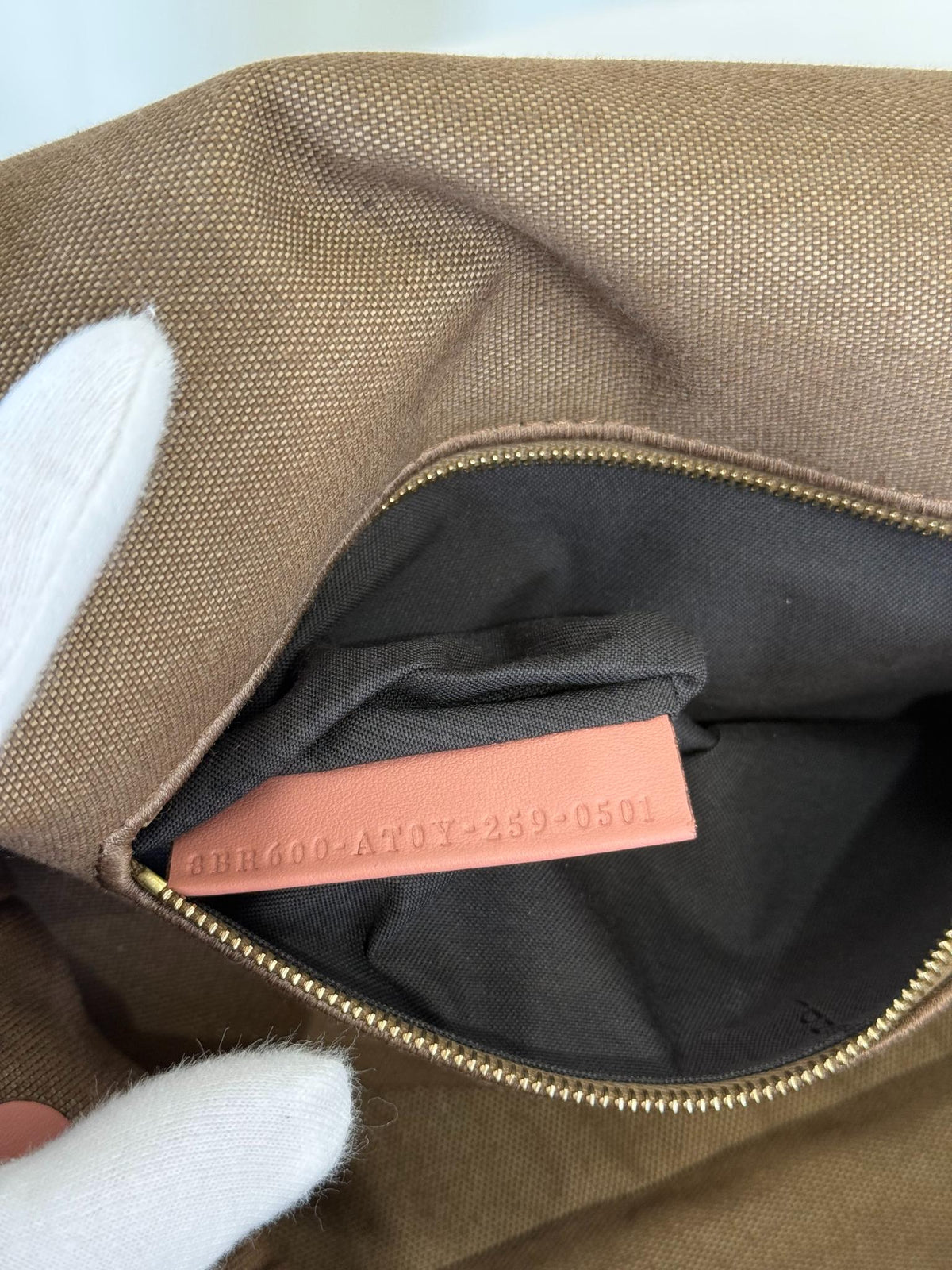 Fendi Velvet Jacquard Crystal FF Baguette Macaron