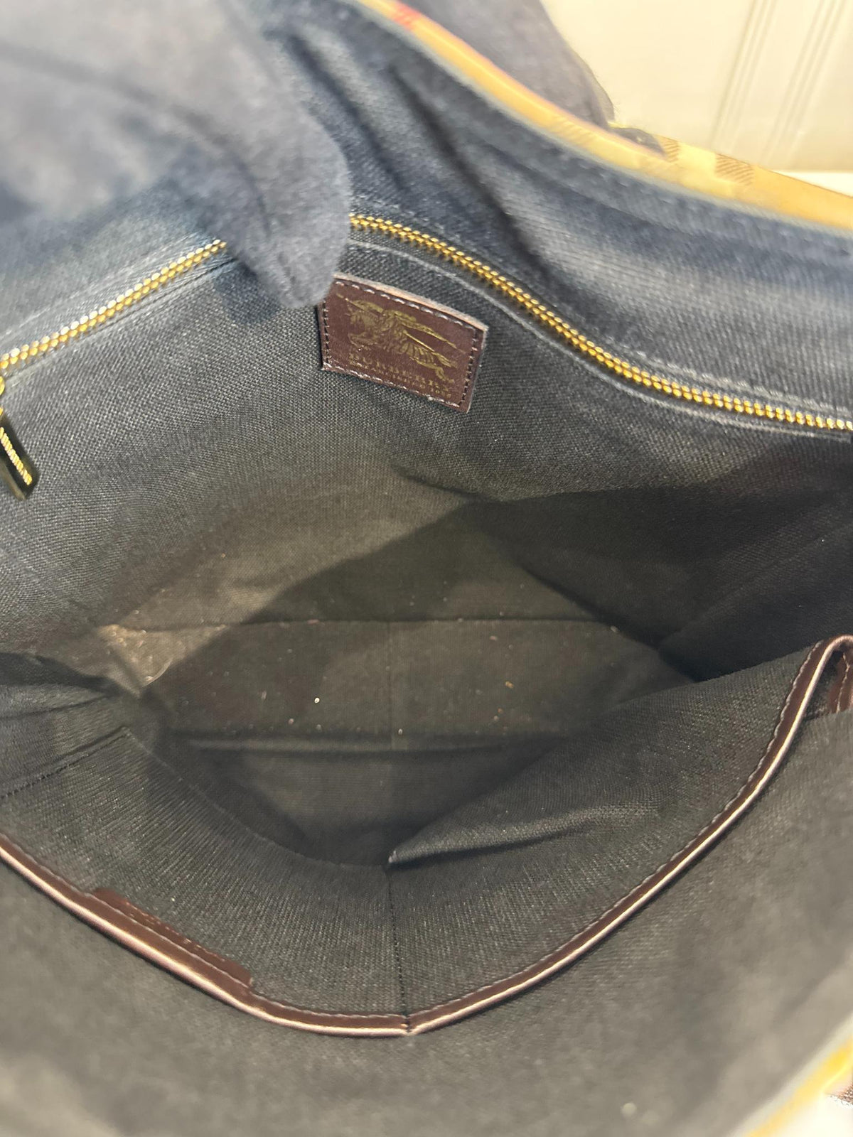 Burberry Haymarket Check Coated Canvas Crossbody Bag