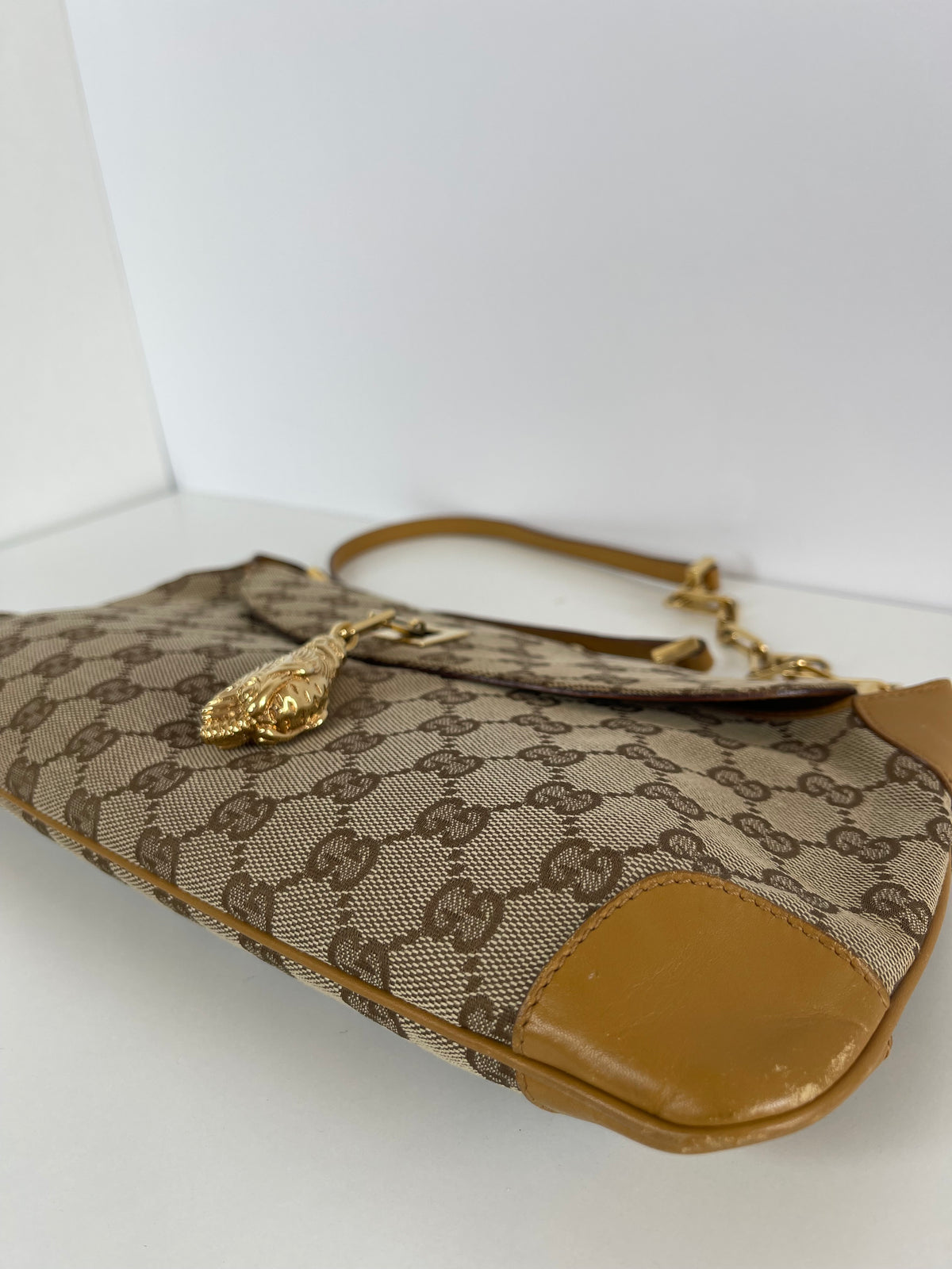 Gucci Dionysus Rare Tom Ford Monogram GG Canvas Tiger Charm