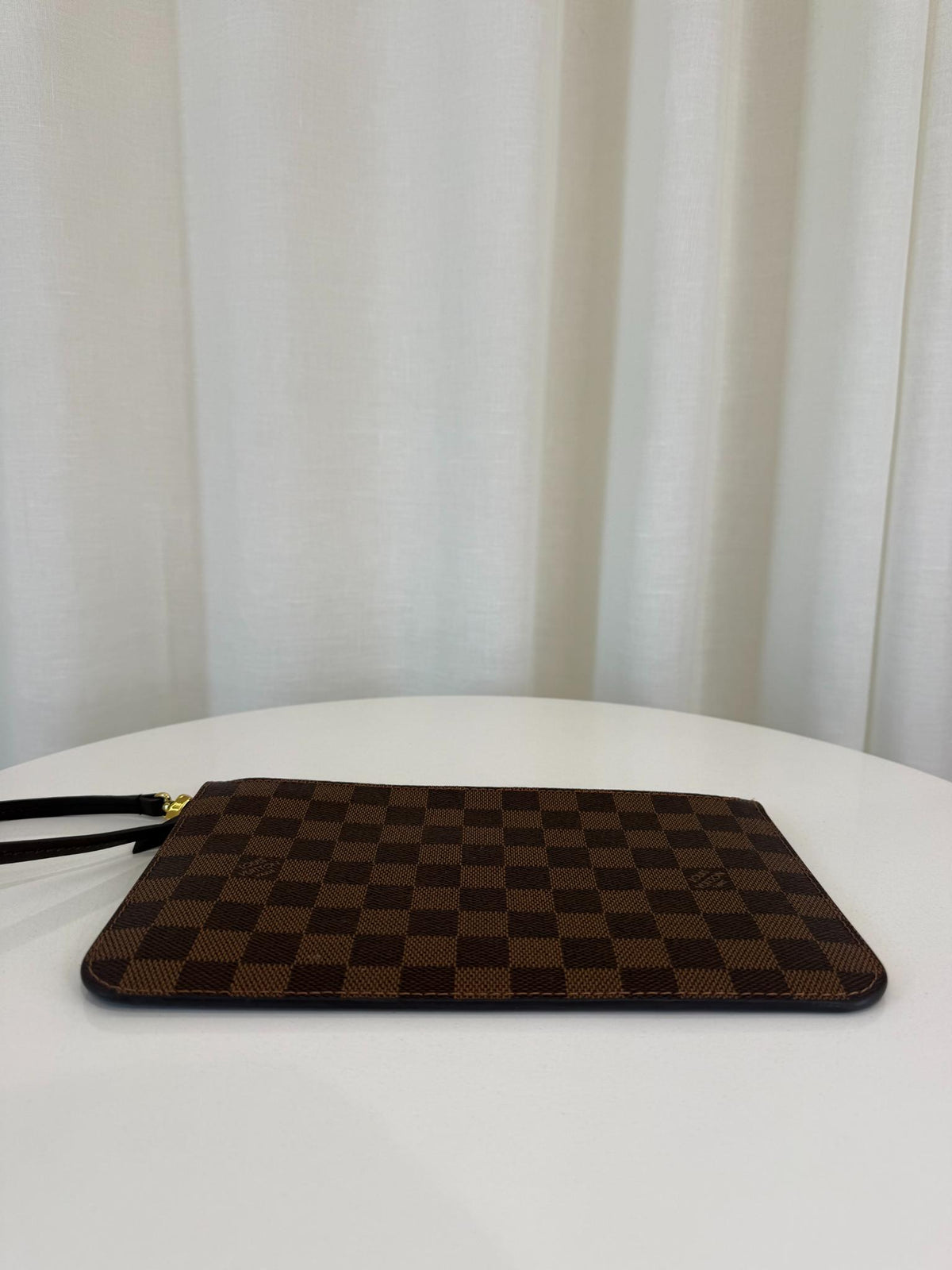 Louis Vuitton Neverfull Pochette Damier Ebene Canvas