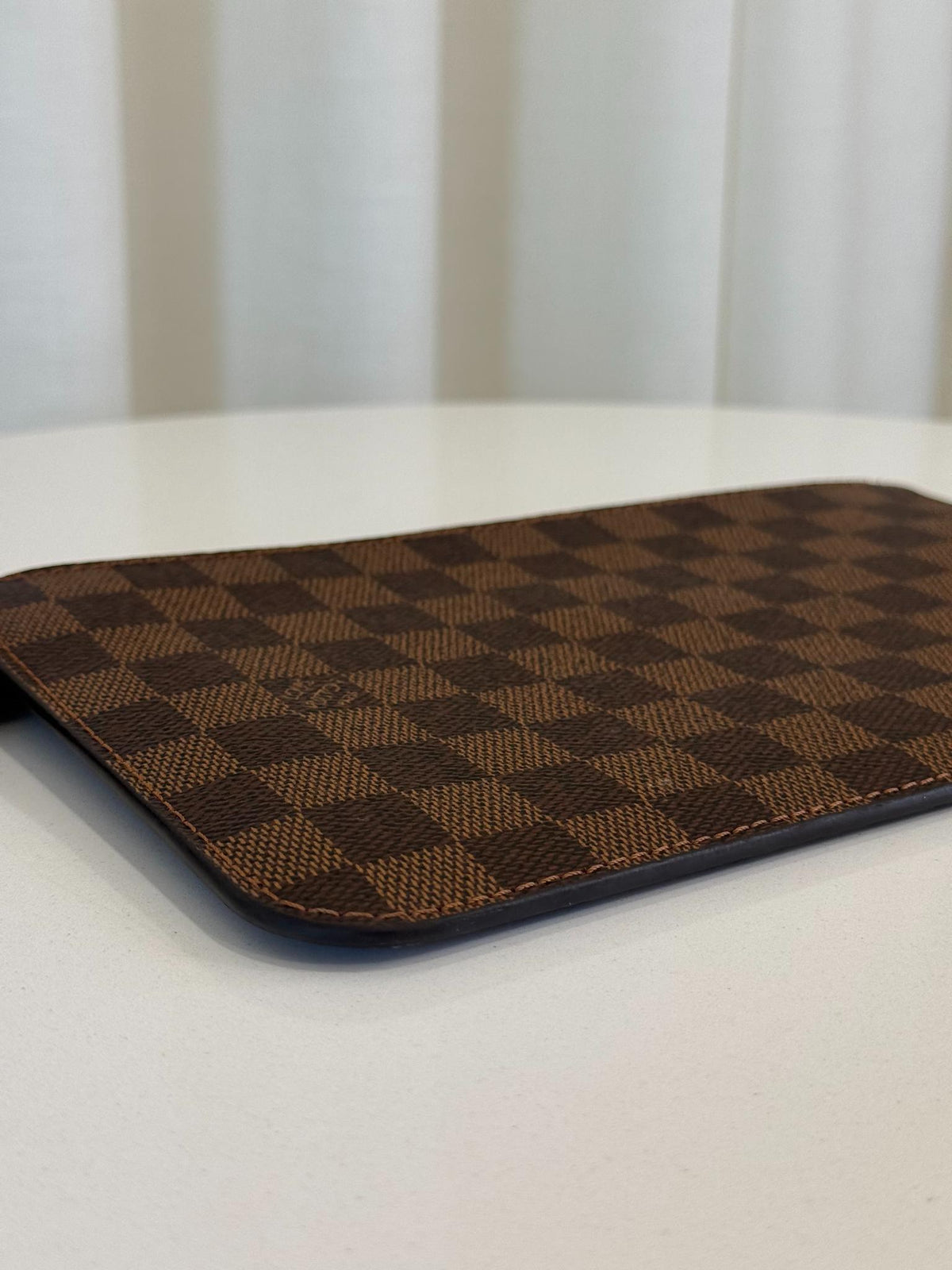 Louis Vuitton Neverfull Pochette Damier Ebene Canvas