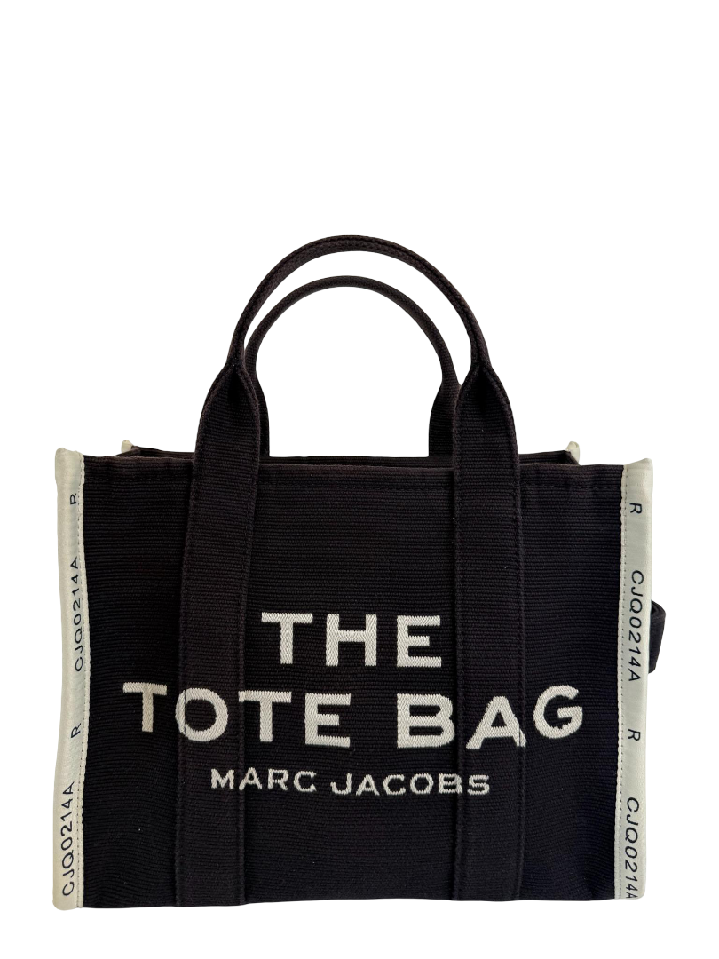 Marc Jacobs The Jacquard Medium Tote Bag Black