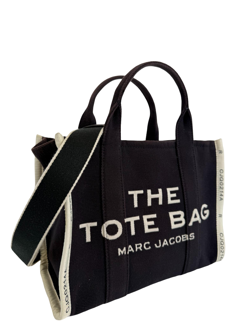 Marc Jacobs The Jacquard Medium Tote Bag Black