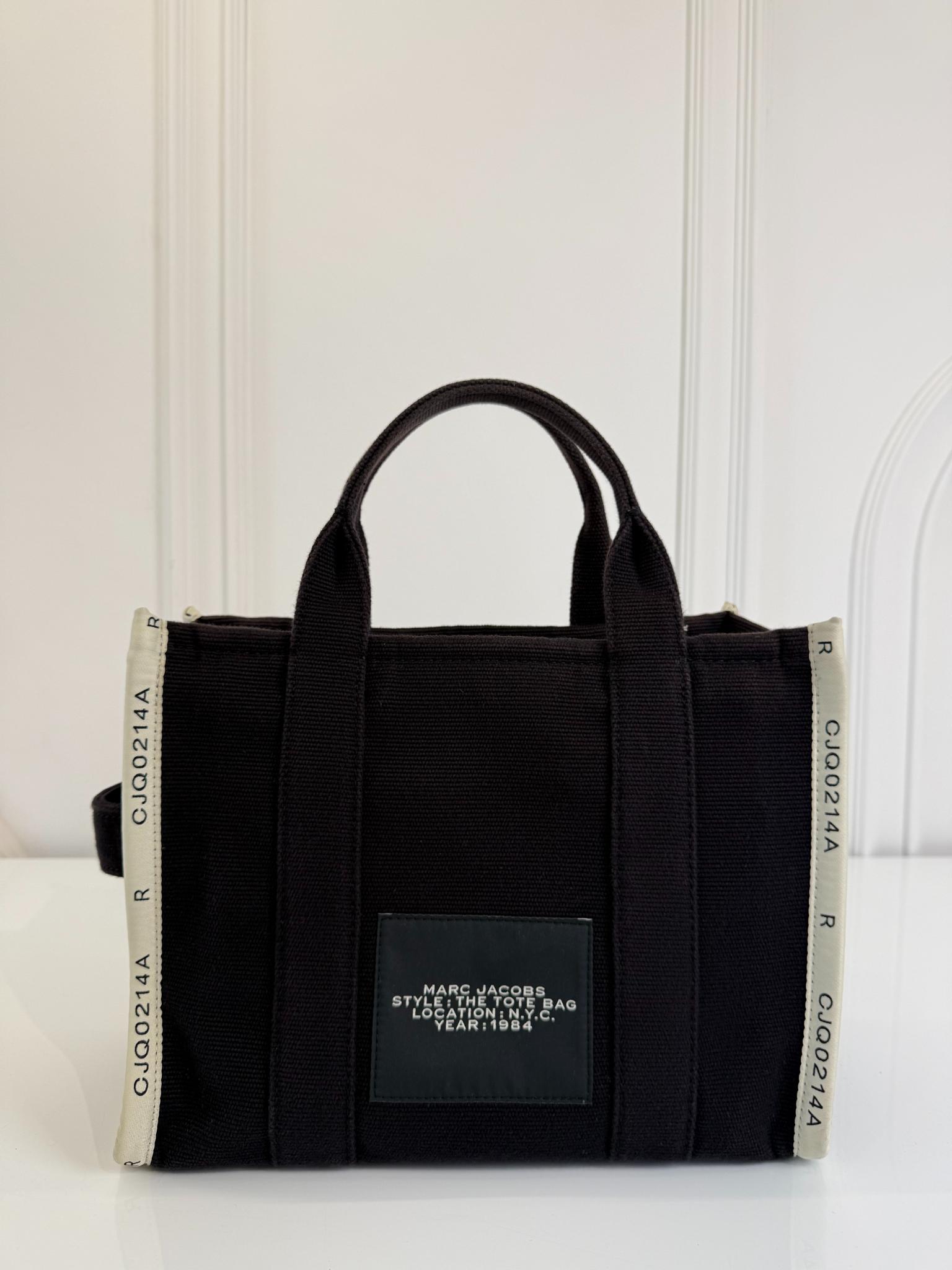 Marc Jacobs The Jacquard Medium Tote Bag Black