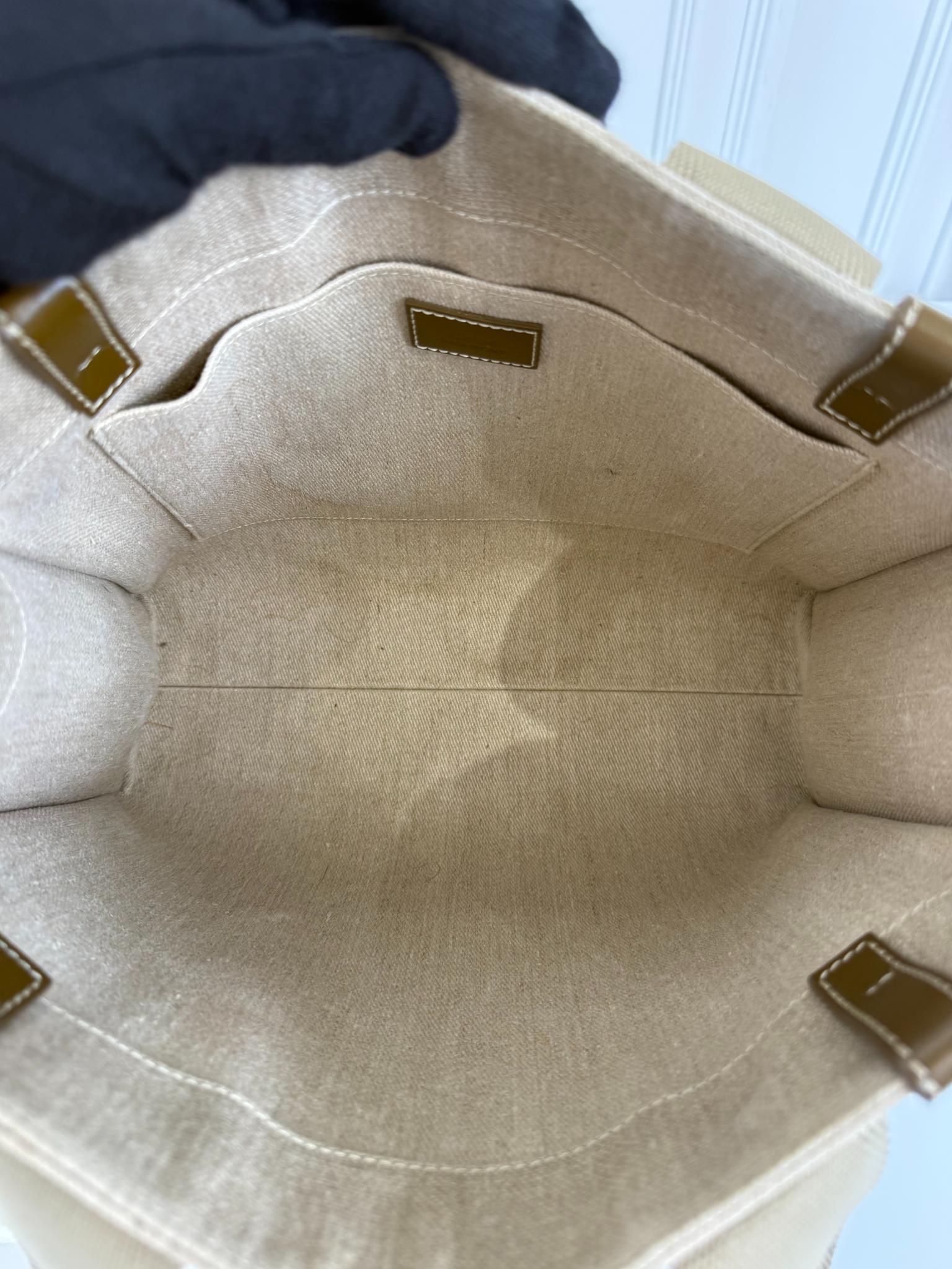 Chloé Woody Medium Canvas Tote Bag