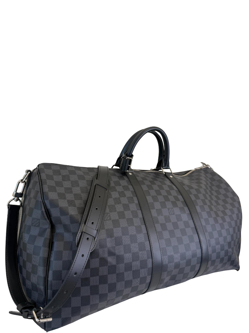 Louis Vuitton Keepall Bandoulière 55 Damier Graphite Canvas