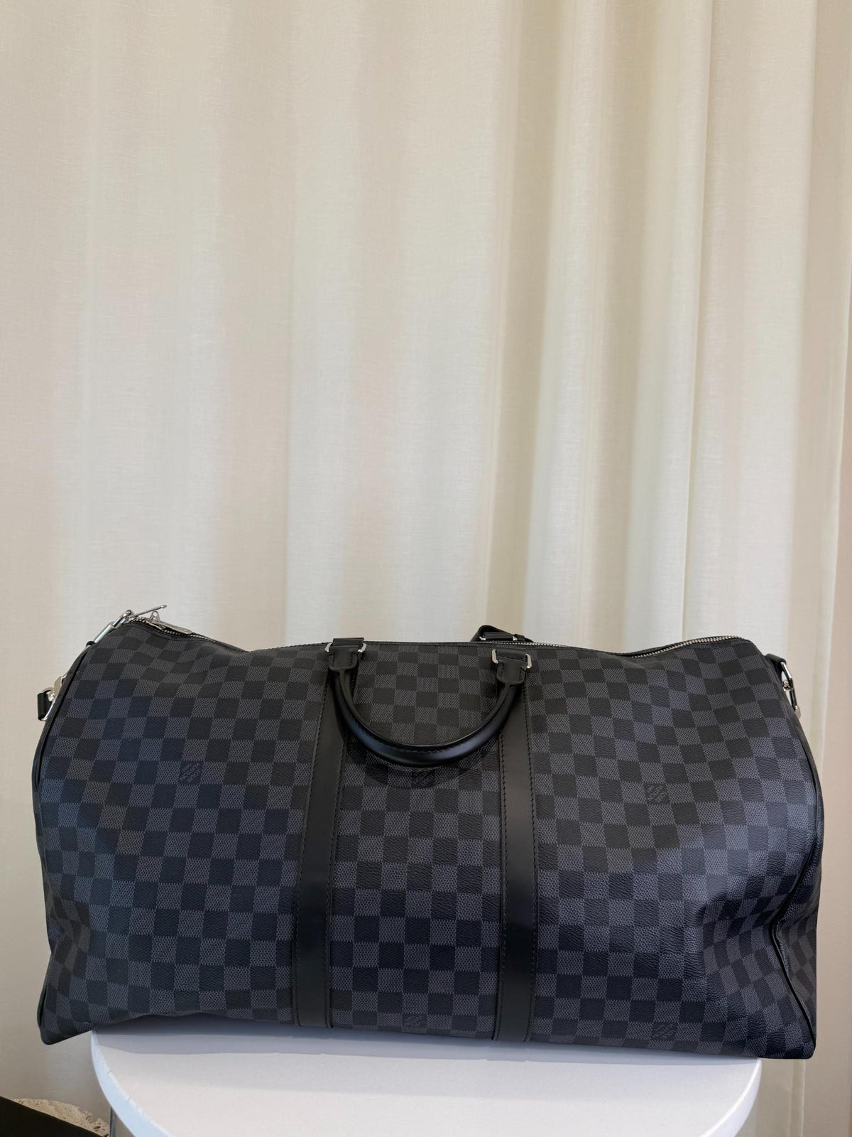 Louis Vuitton Keepall Bandoulière 55 Damier Graphite Canvas