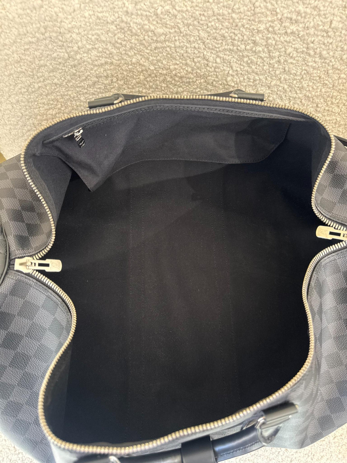 Louis Vuitton Keepall Bandoulière 55 Damier Graphite Canvas