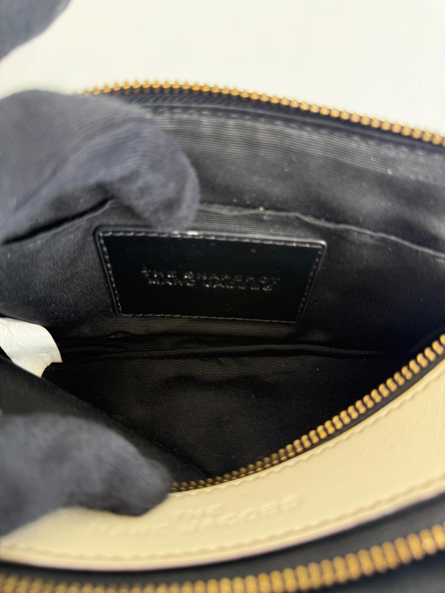 Marc Jacobs Snapshot Black Leather Crossbody Bag