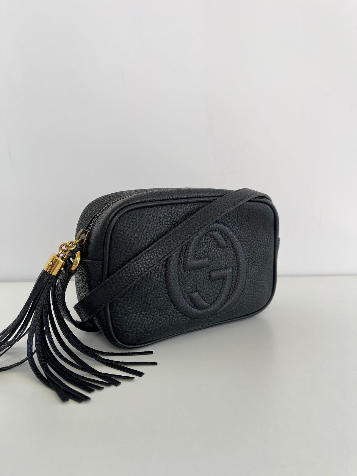 Gucci Mini Soho Disco Black Crossbody Bag