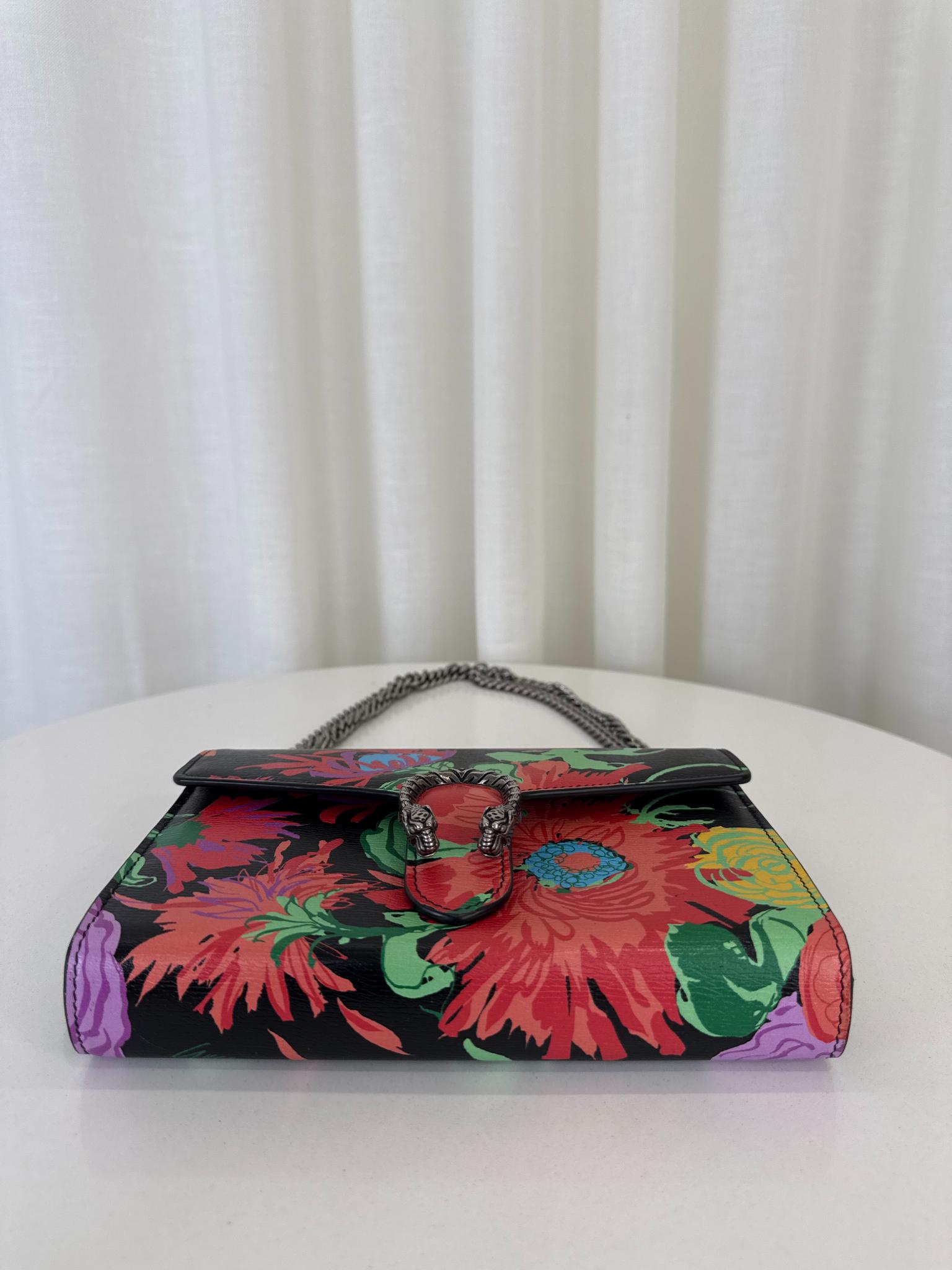Gucci x Ken Scott Limited Edition Floral Dionysus Small Bag