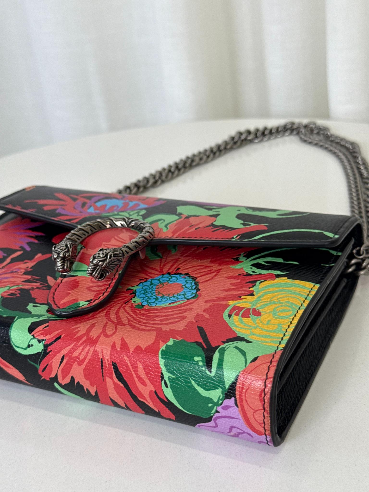 Gucci x Ken Scott Limited Edition Floral Dionysus Small Bag