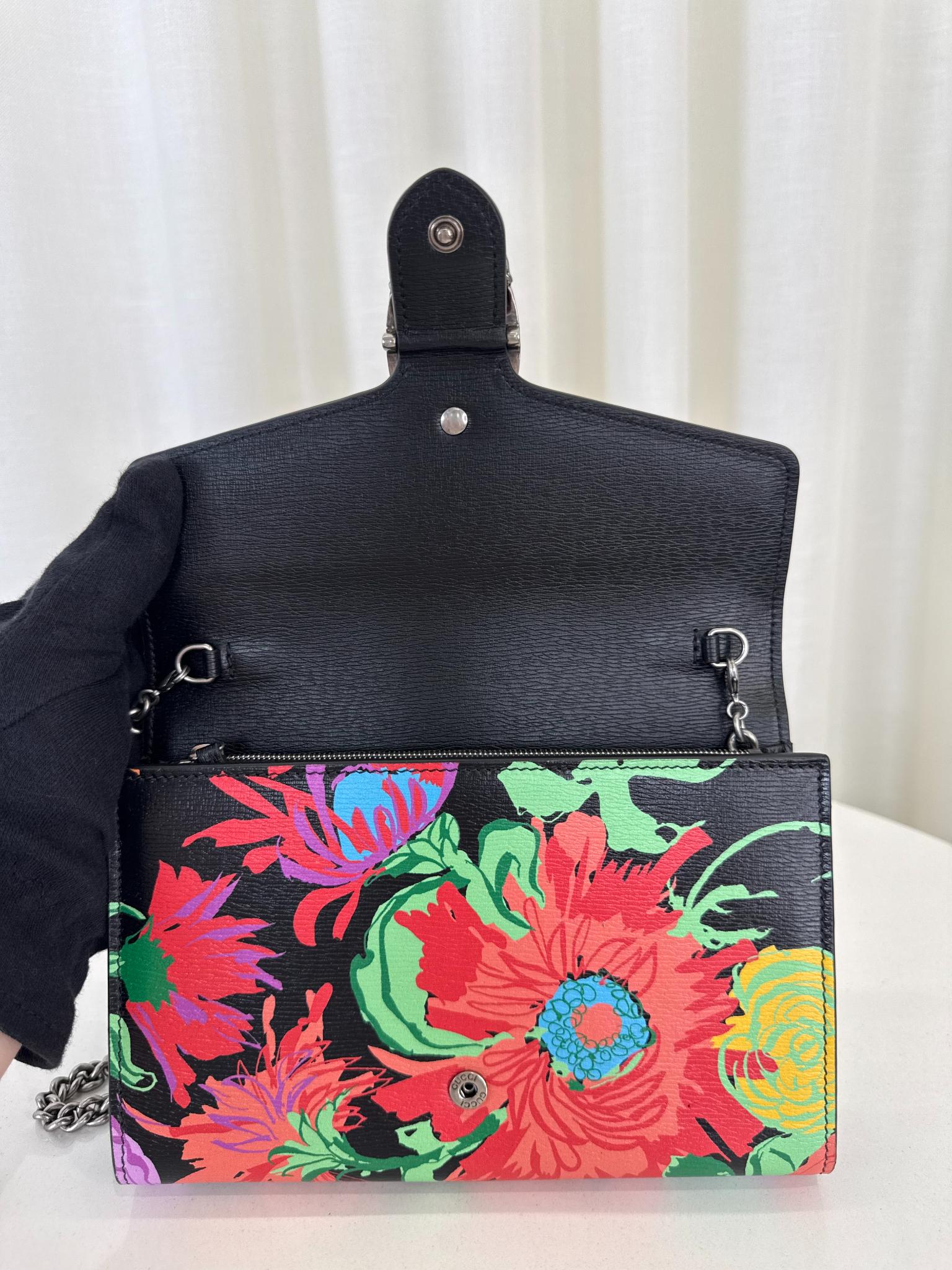 Gucci x Ken Scott Limited Edition Floral Dionysus Small Bag