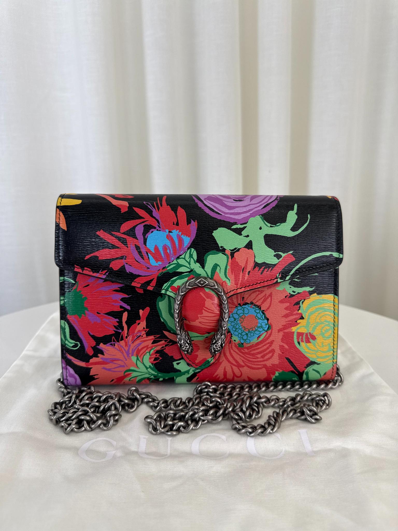 Gucci x Ken Scott Limited Edition Floral Dionysus Small Bag