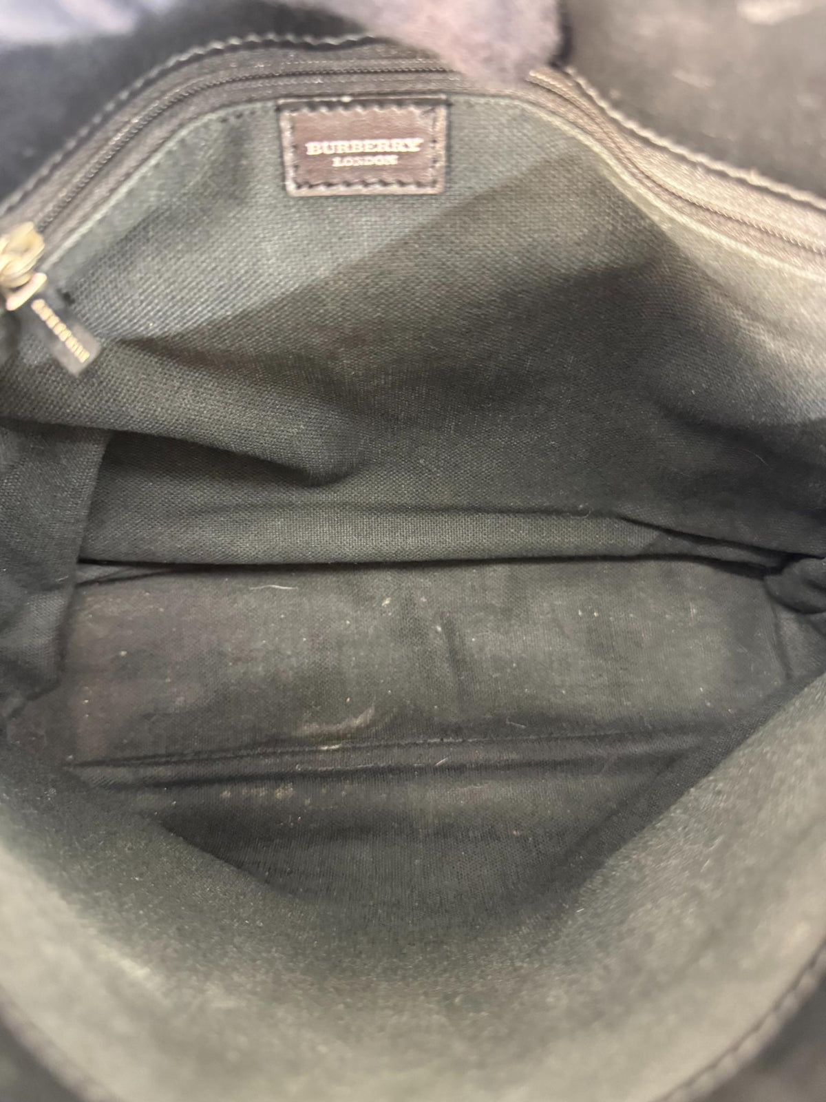 Burberry Beige/Black House Check PVC Shoulder Bag