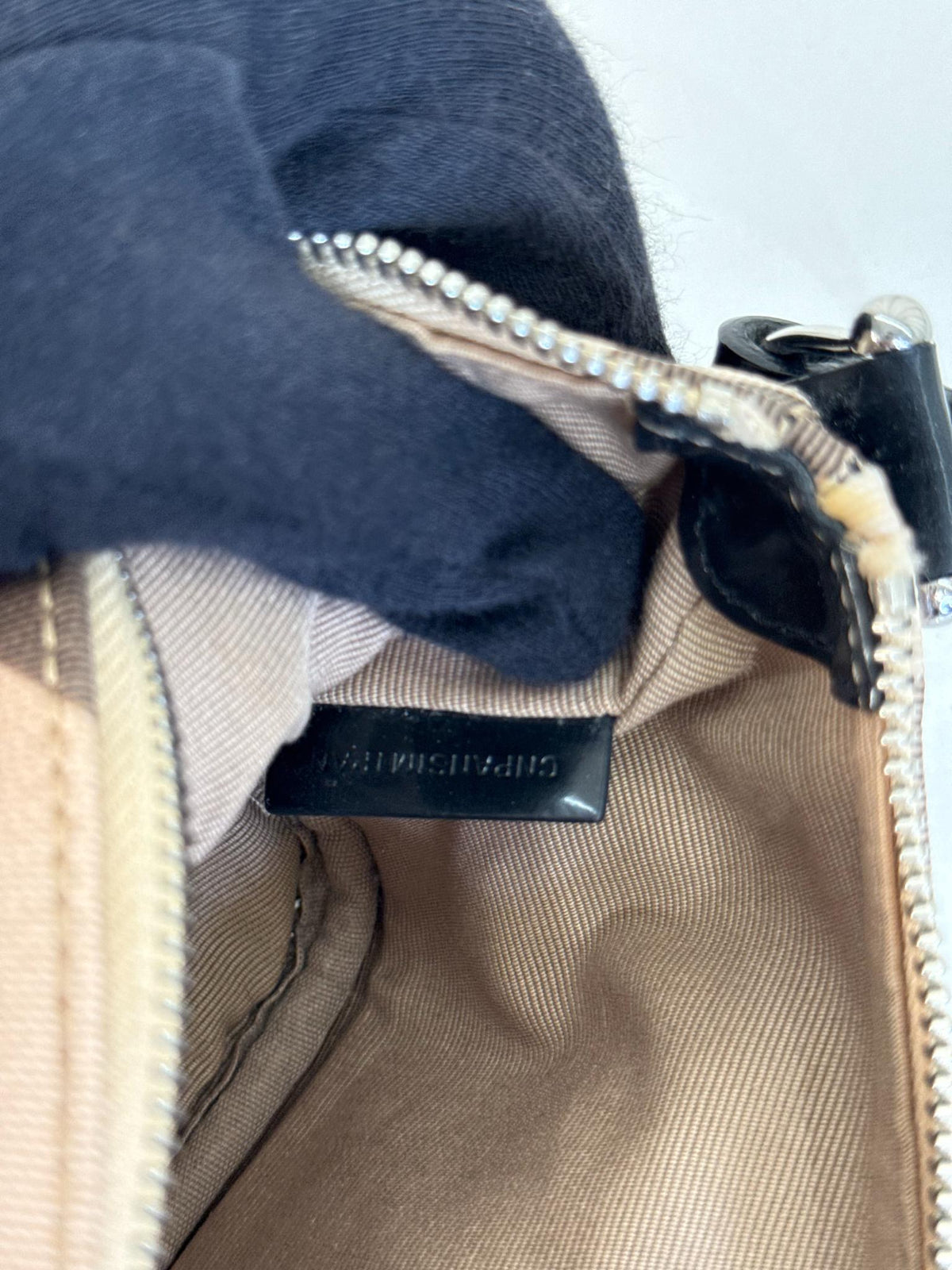 Burberry Nova Check Black Mini Boat Pochette