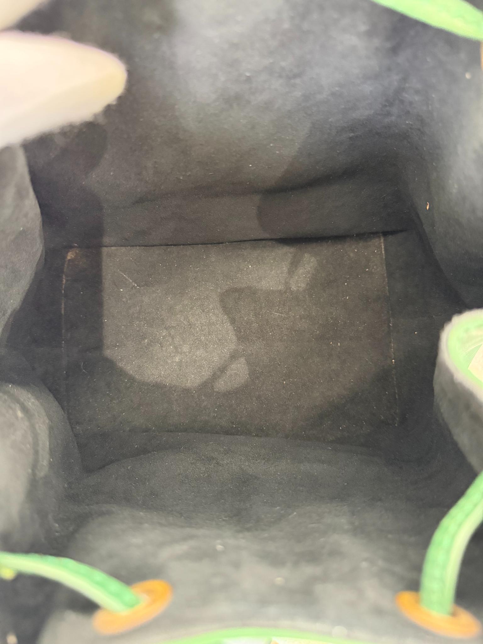 Louis Vuitton Petit Noé Bag Green Epi Leather