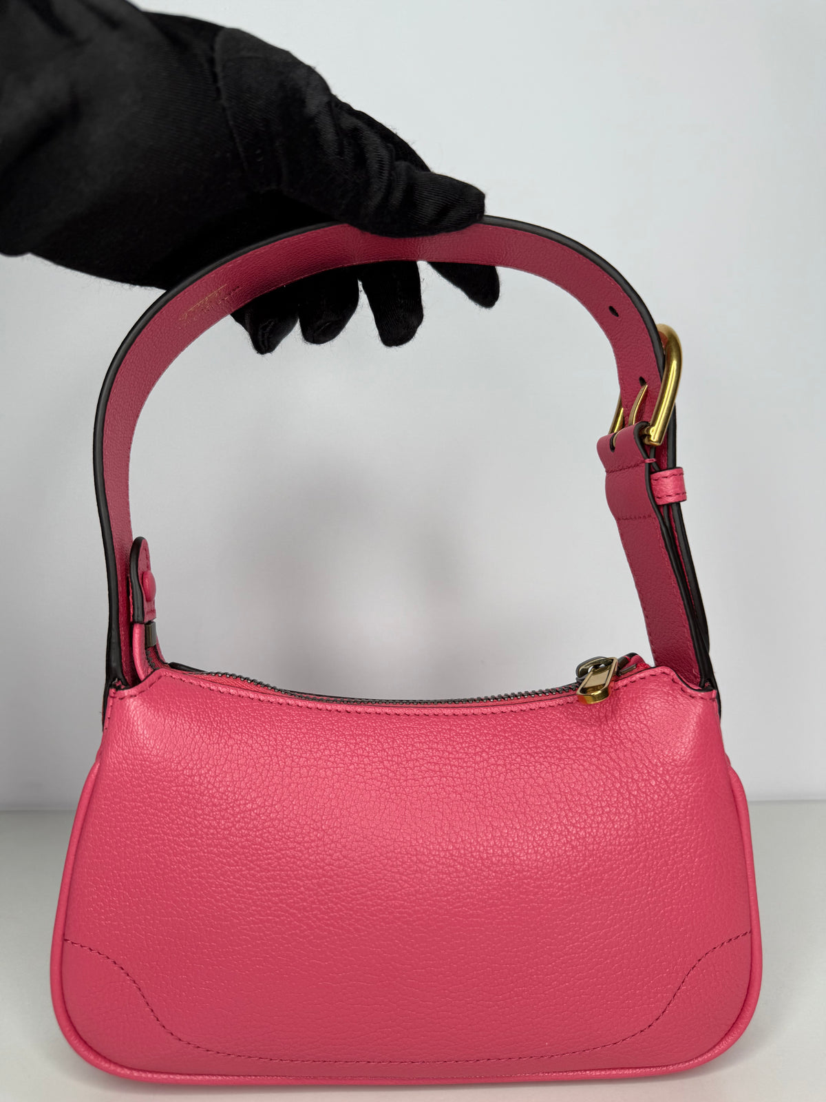 Gucci Aphrodite Mini Shoulder Bag Pink Soft Leather