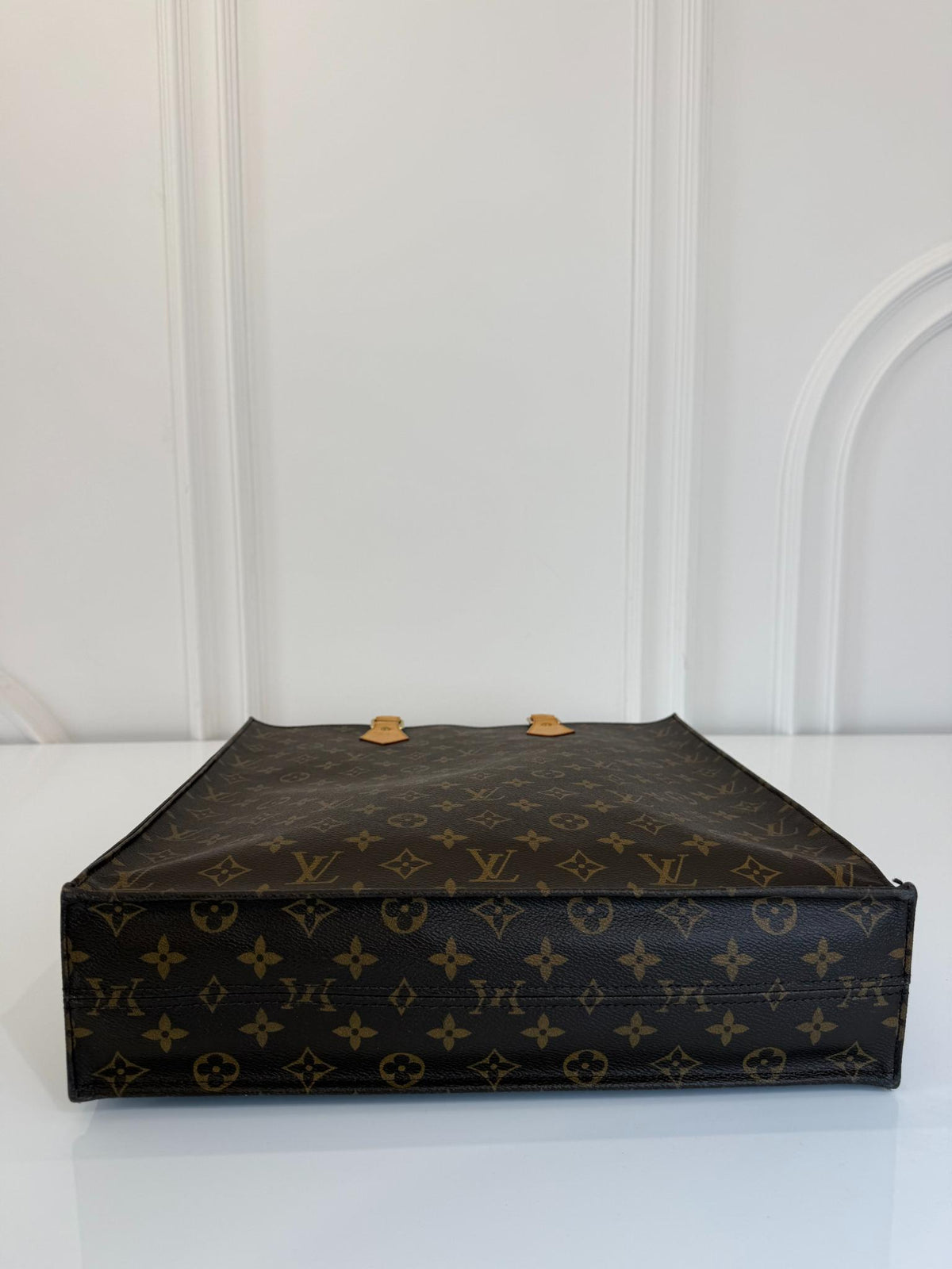 Louis Vuitton Sac Plat Monogram Canvas Tote Bag