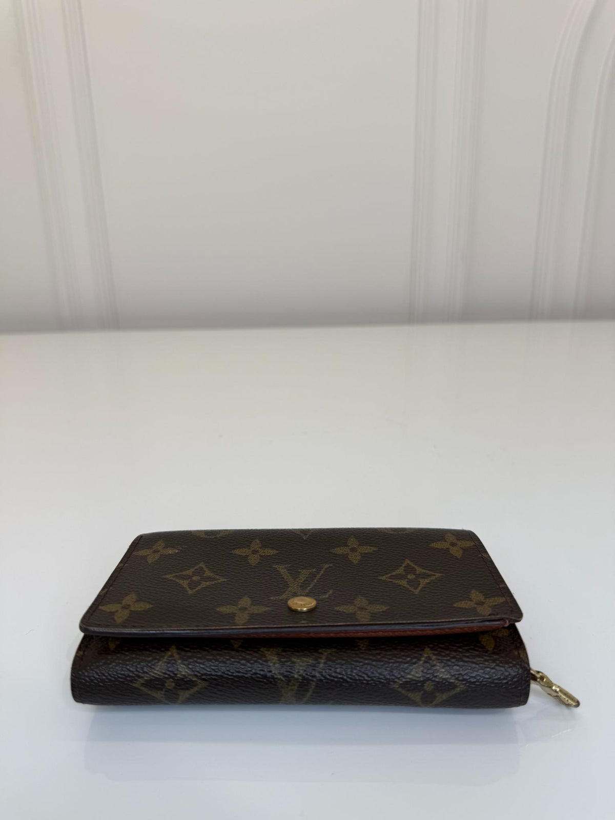 Louis Vuitton Zipped Compact Wallet Monogram Canvas