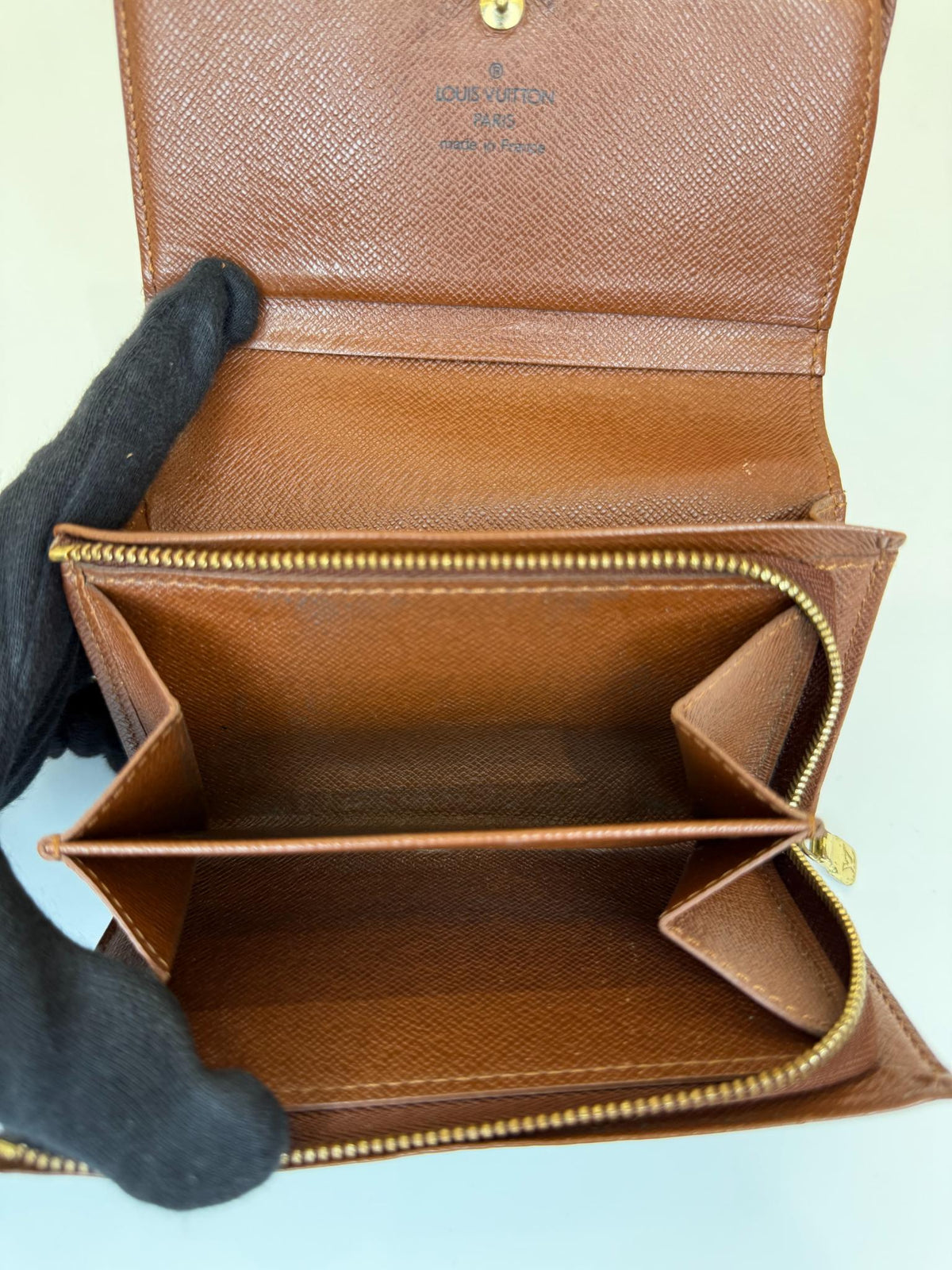 Louis Vuitton Zipped Compact Wallet Monogram Canvas
