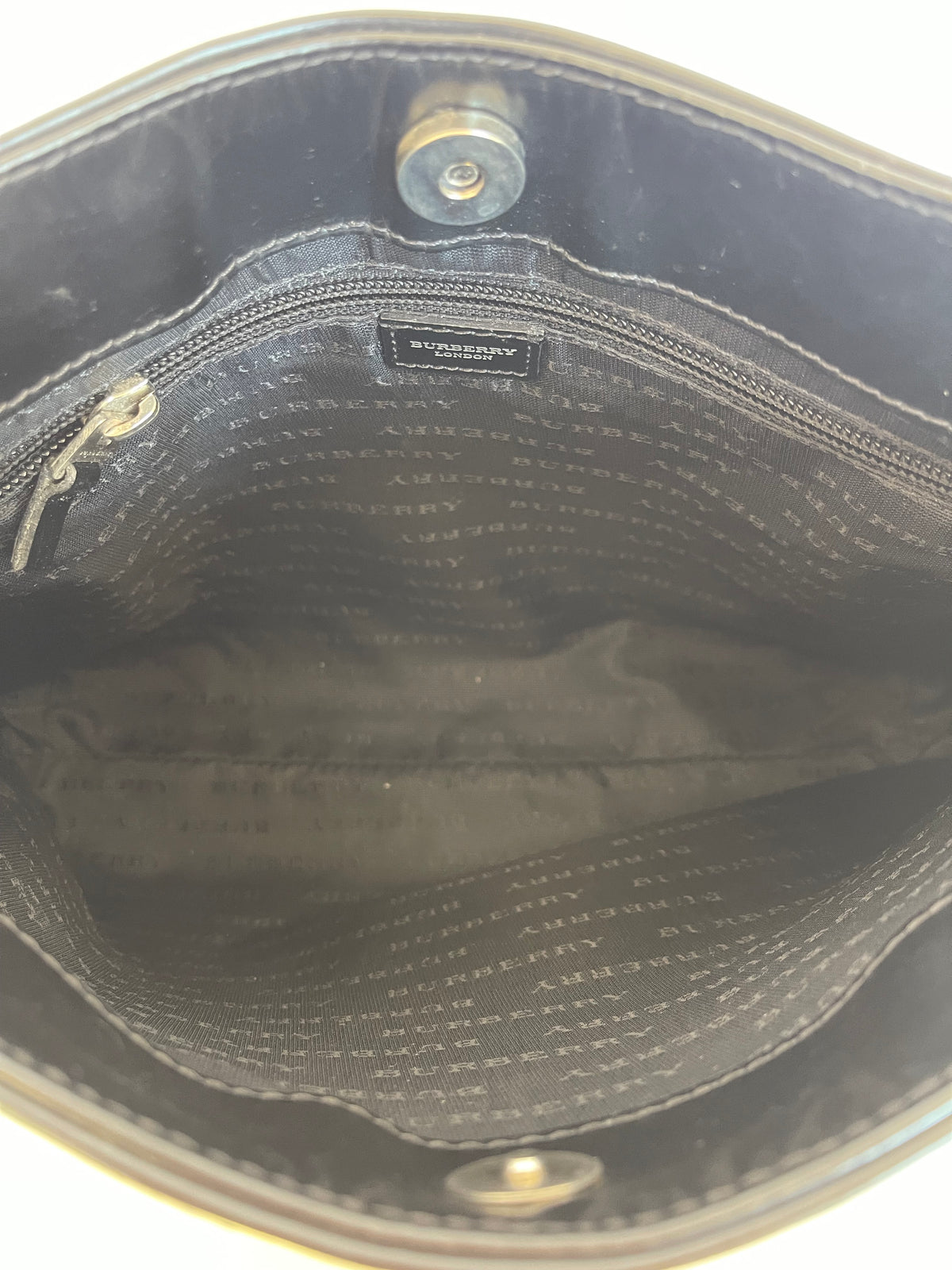 Burberry Beige Nova Check Canvas Shoulder Bag