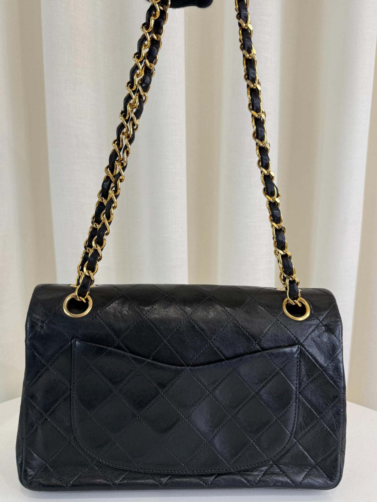 Chanel Classic Double Flap Small Black Lambskin Gold Hardware