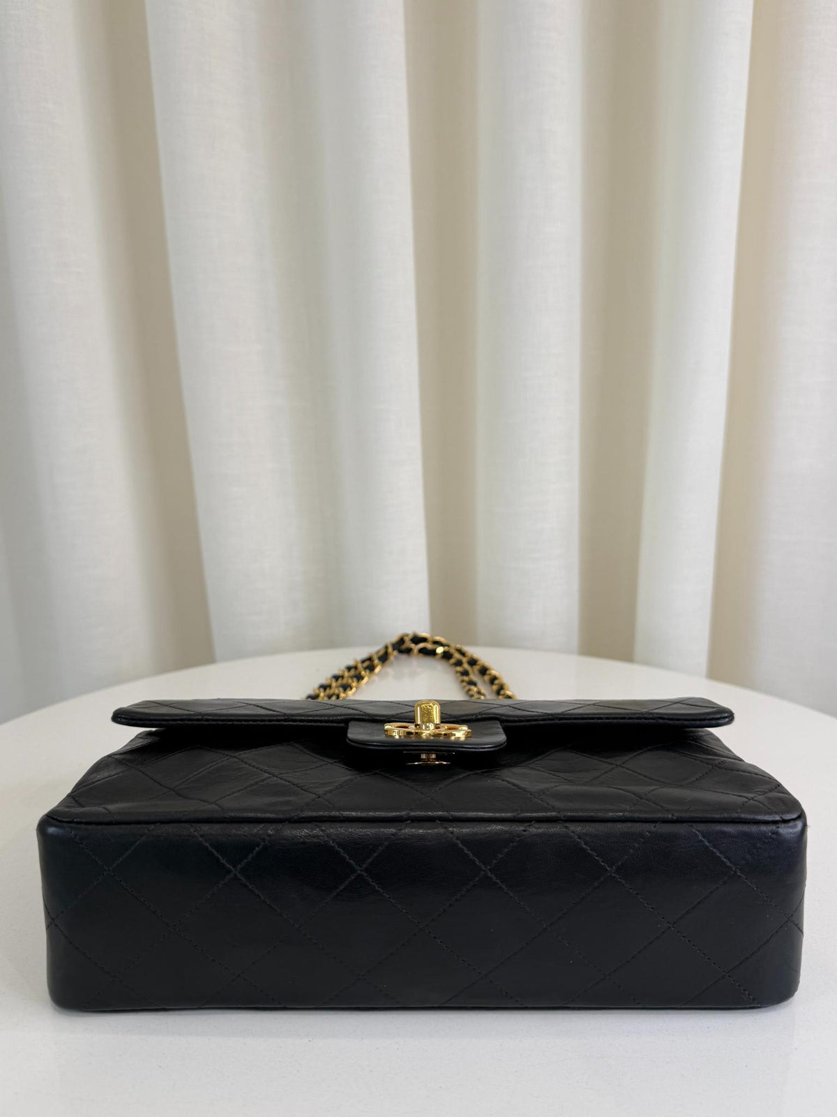 Chanel Classic Double Flap Small Black Lambskin Gold Hardware