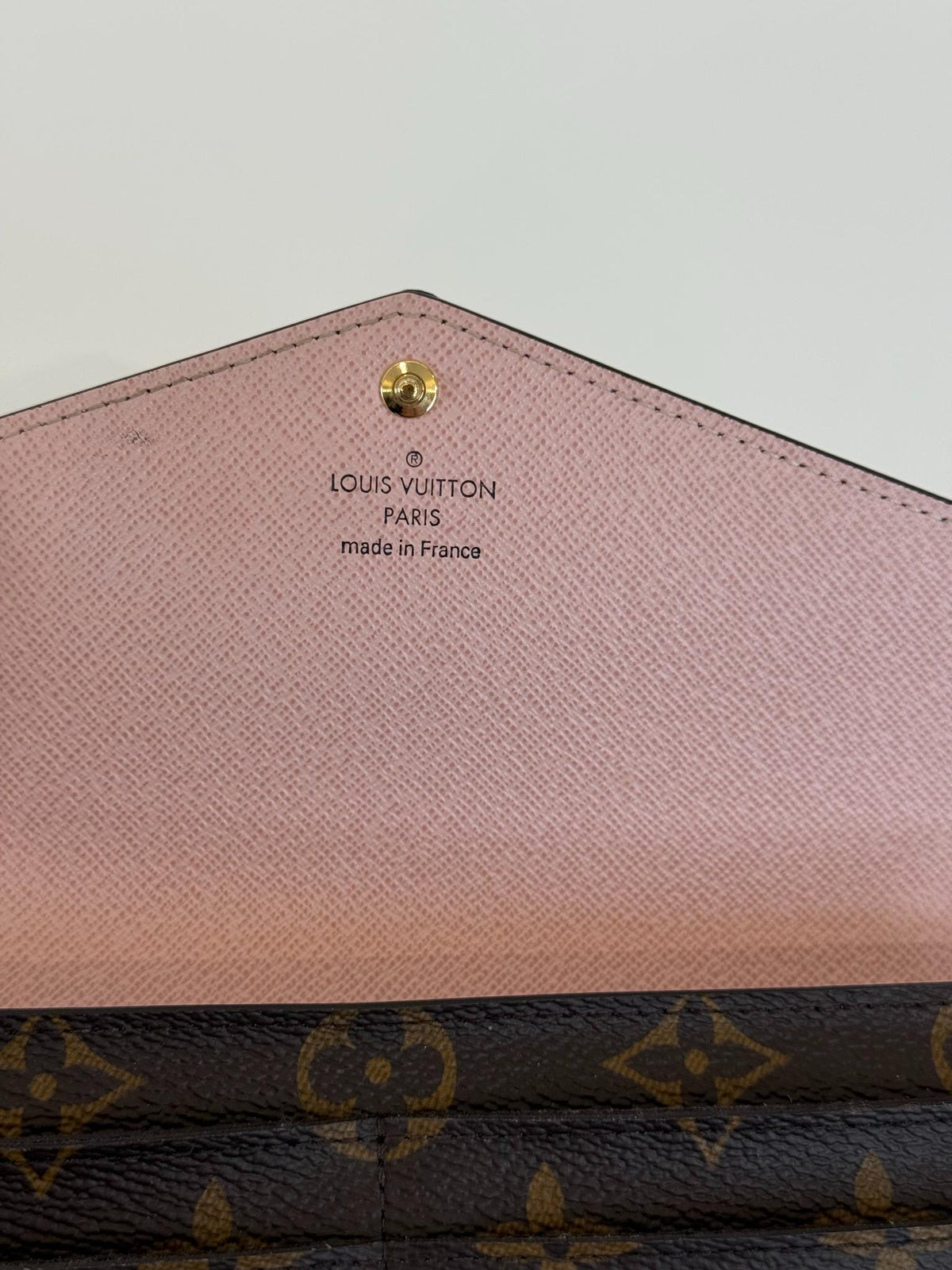 Louis Vuitton Sarah Wallet Monogram Canvas