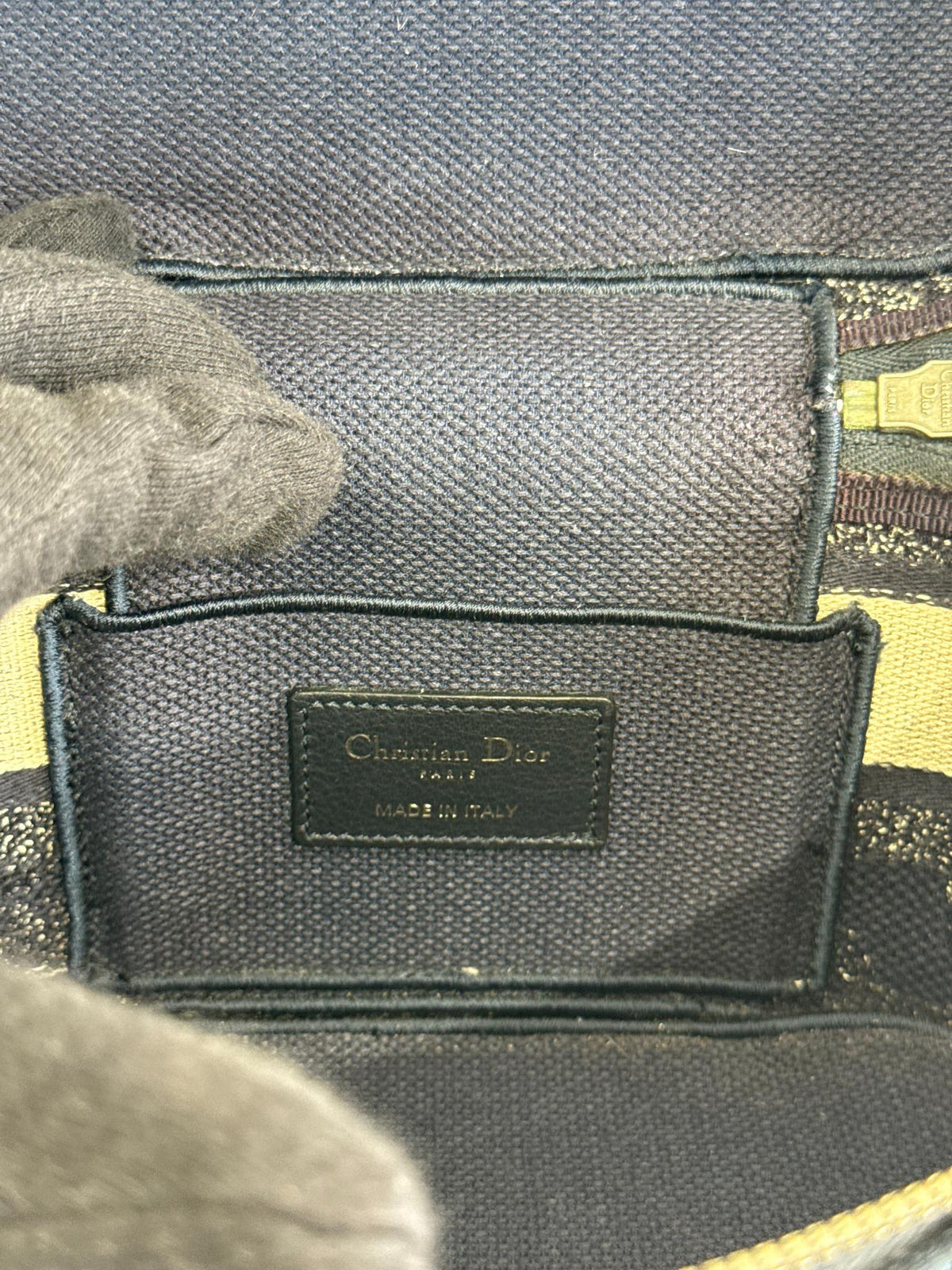 Christian Dior Toile de Jouy DiorTravel Vanity Case Blue Embroidered Canvas