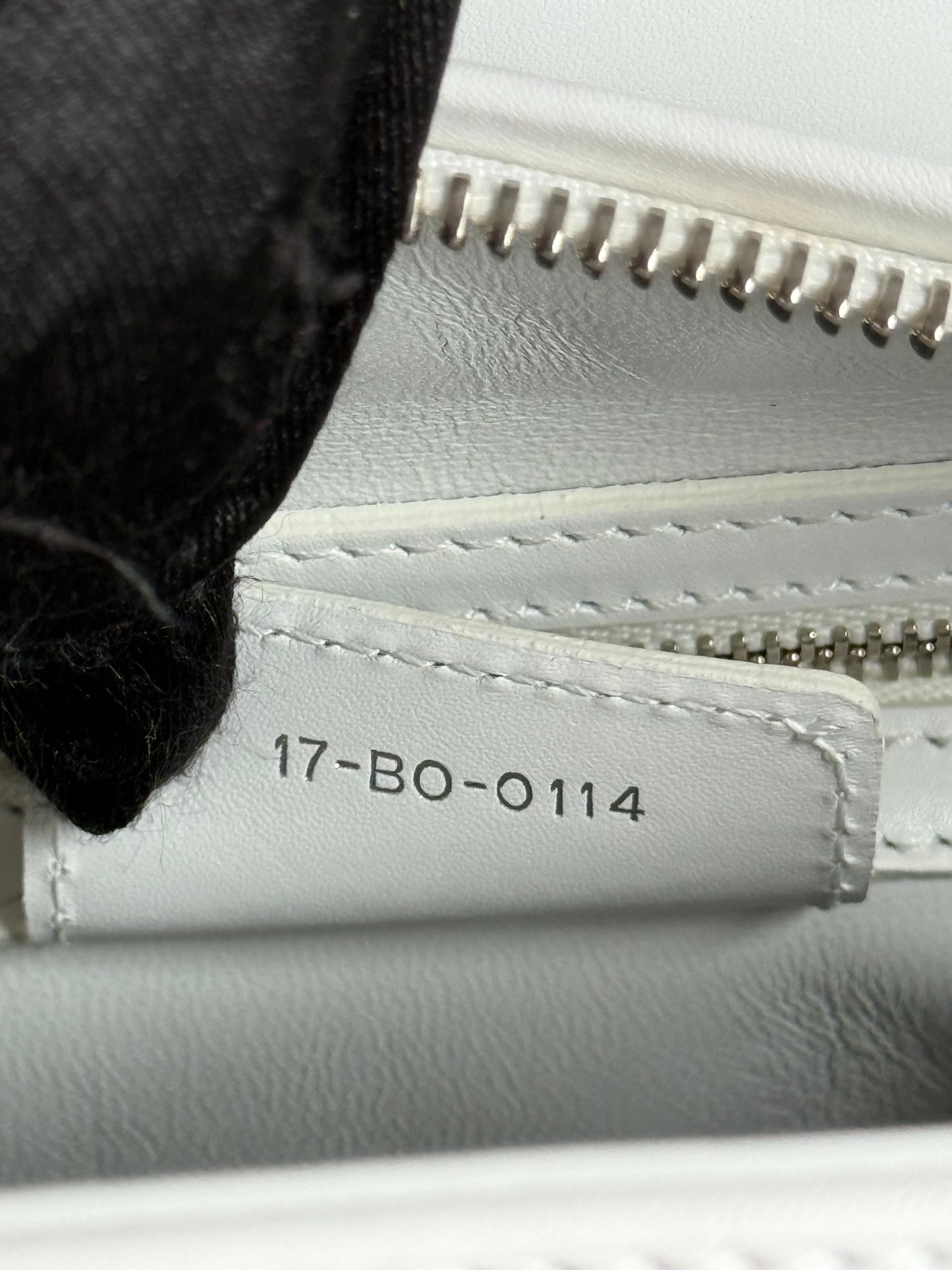 Christian Dior Limited Edition Medium Lady Dior White Patch Embellished