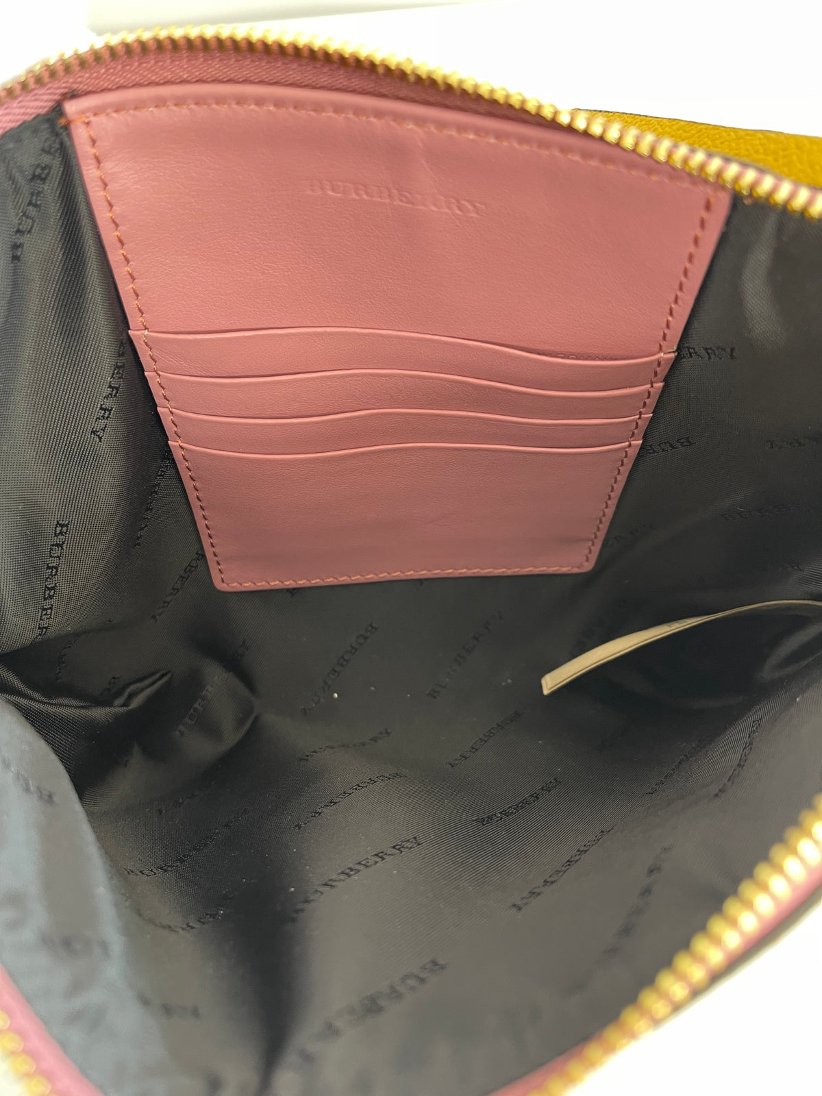 Burberry Haymarket Check Two Tone Leather Crossbody Bag