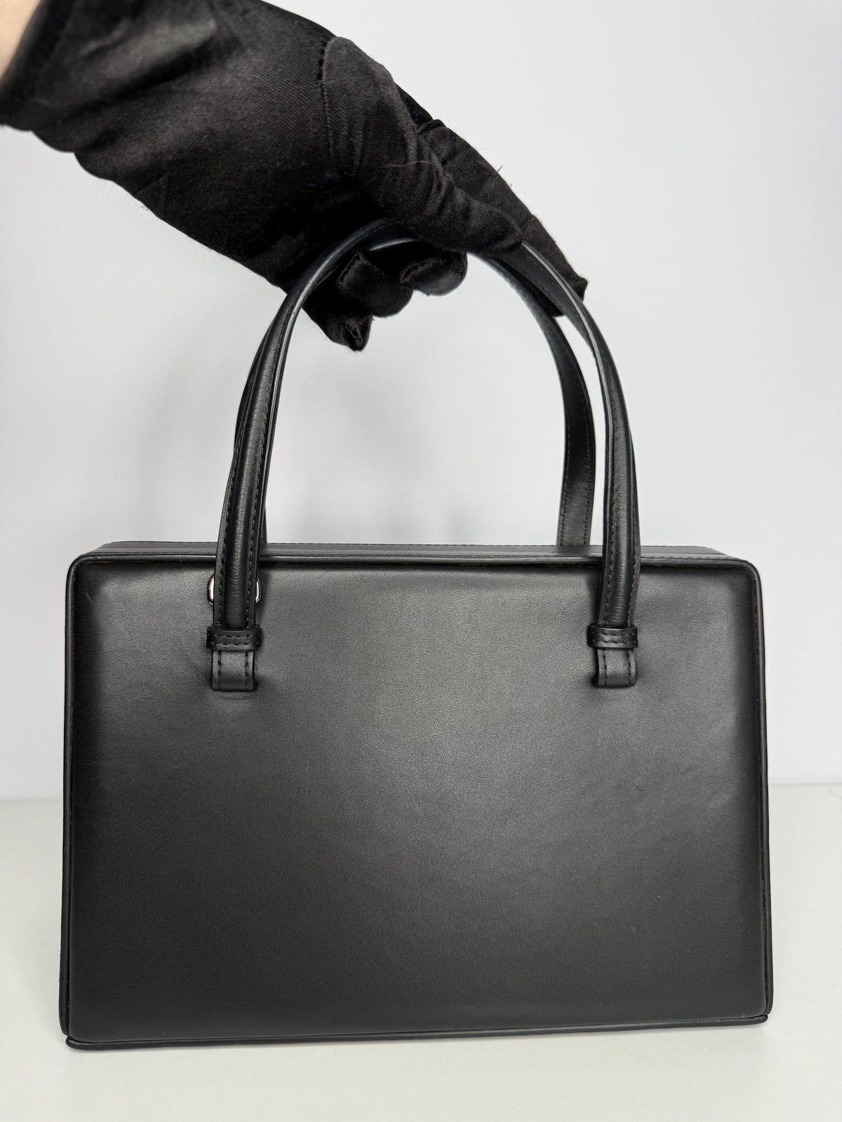 Loewe Black Calfskin Small Postal Bag
