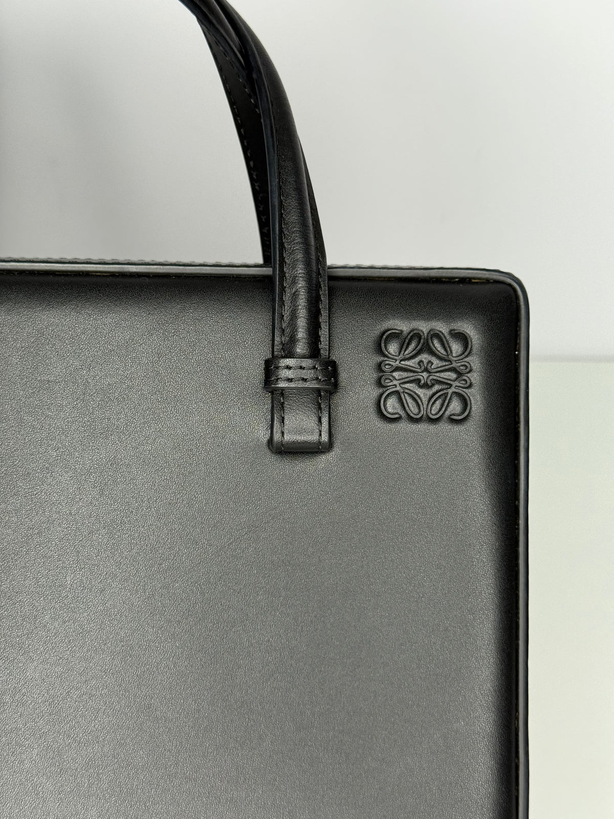 Loewe Black Calfskin Small Postal Bag