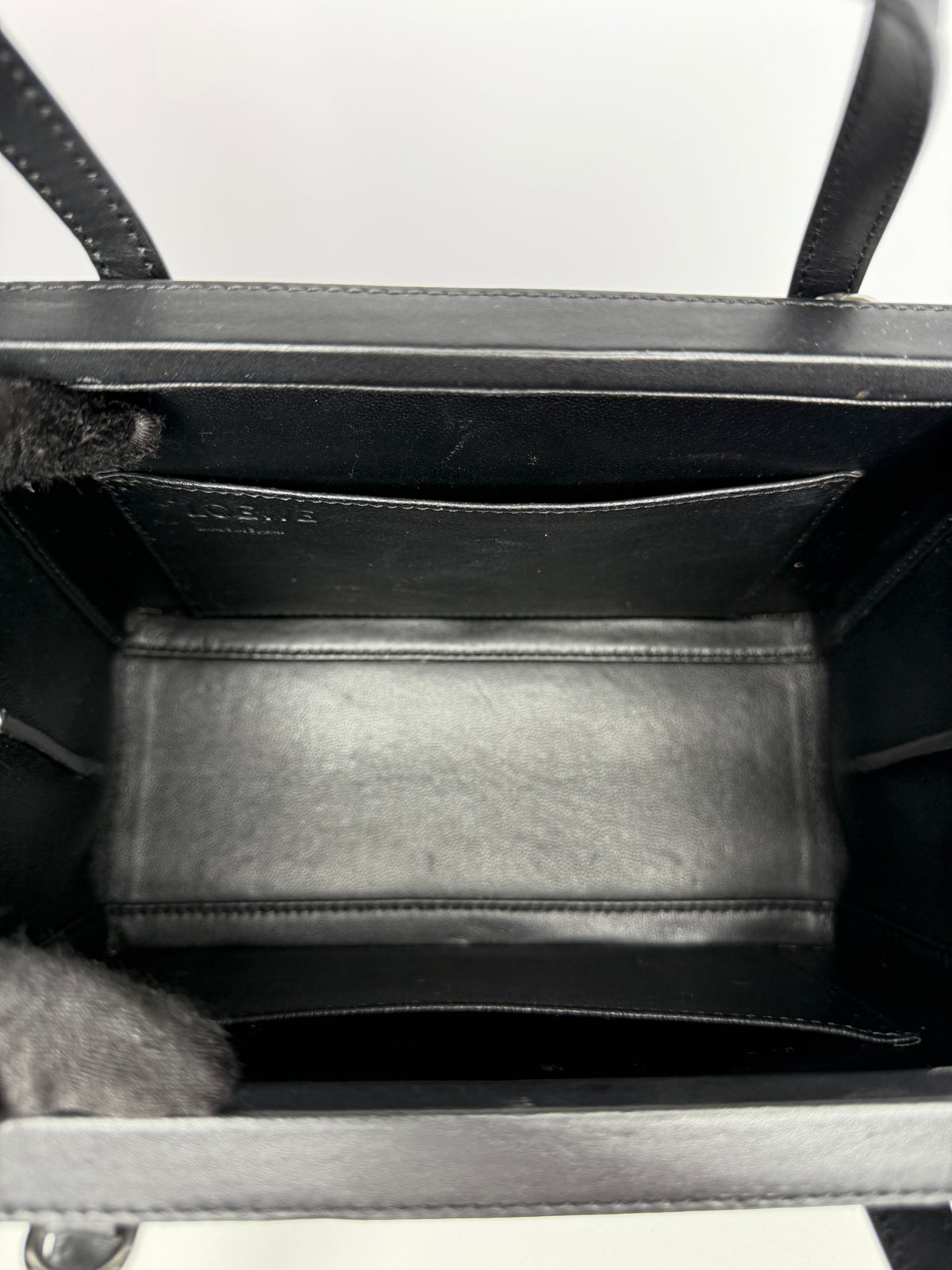Loewe Black Calfskin Small Postal Bag