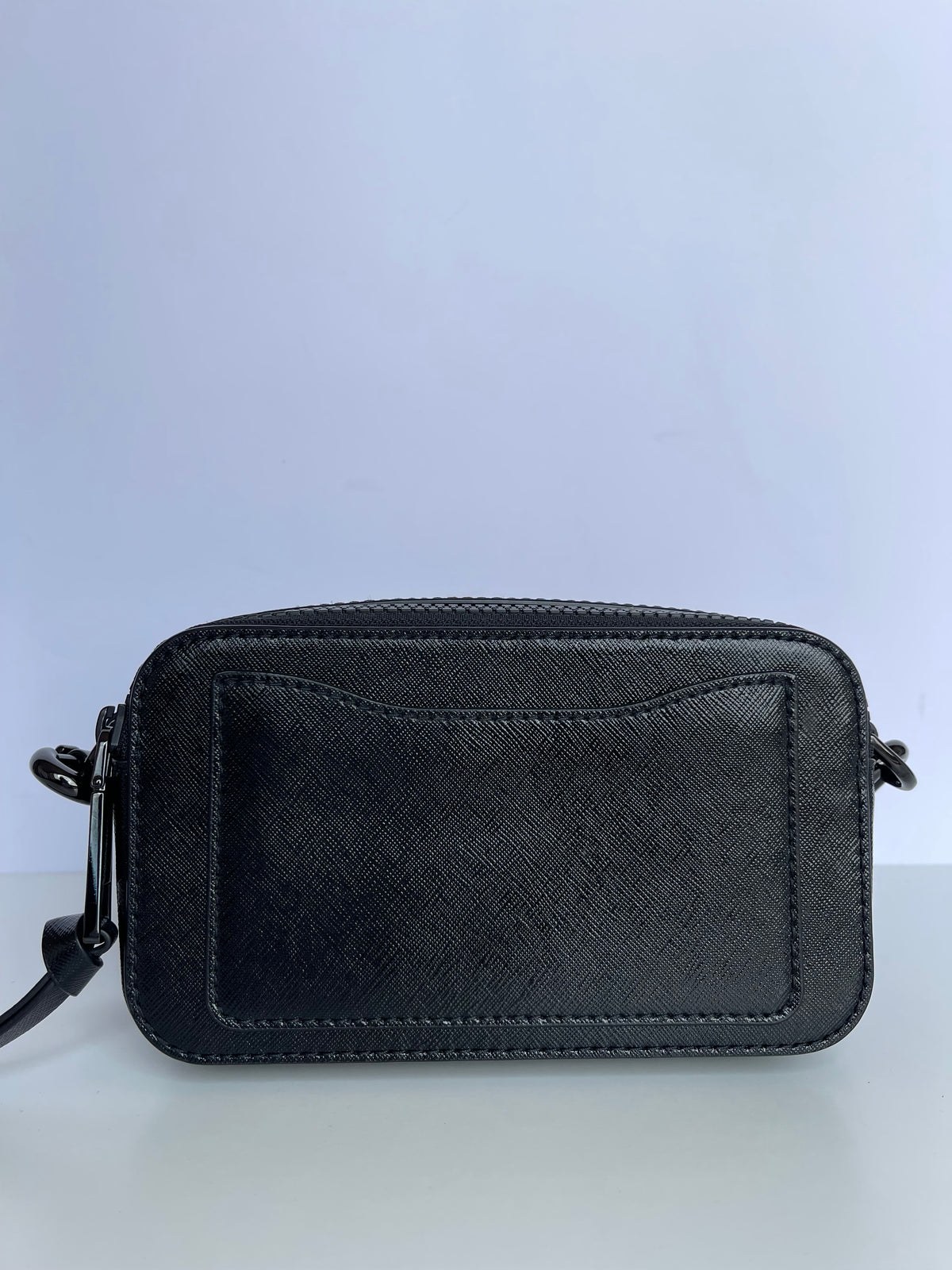 Marc Jacobs Snapshot Black Leather Crossbody Bag